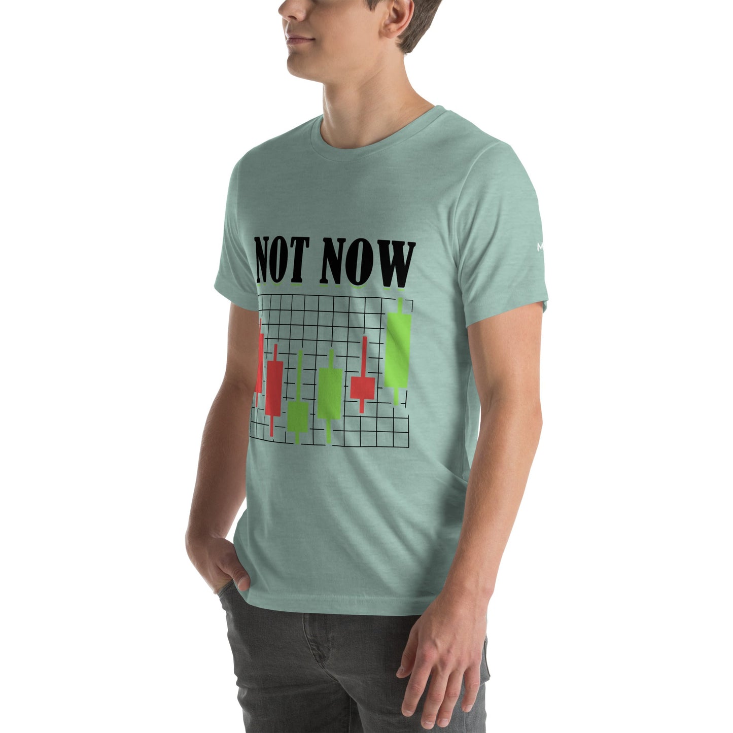 Not Now in Dark Text - Unisex t-shirt by DarkByteGear