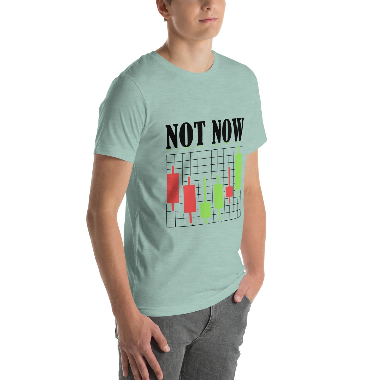 Not Now in Dark Text - Unisex t-shirt by DarkByteGear