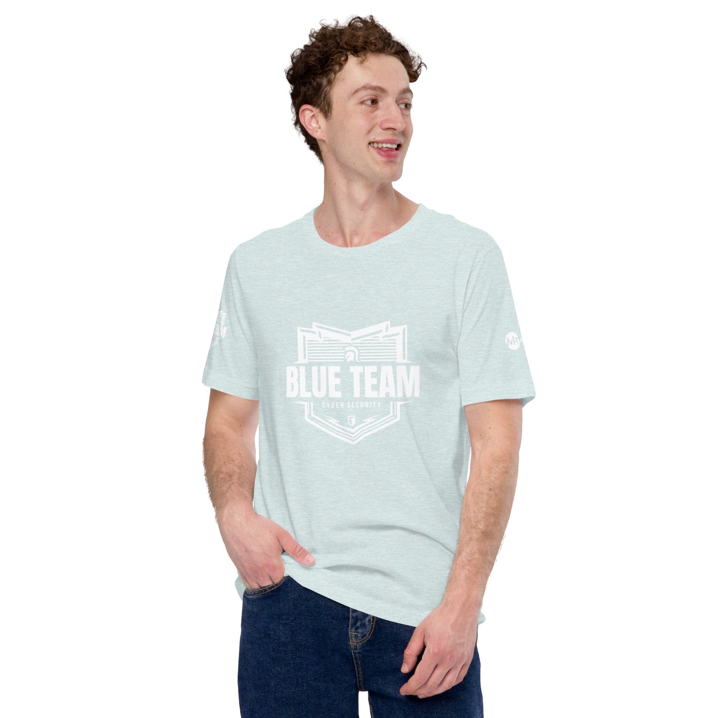 Cyber Security Blue Team v1 - Short-Sleeve Unisex T-Shirt by DarkByteGear