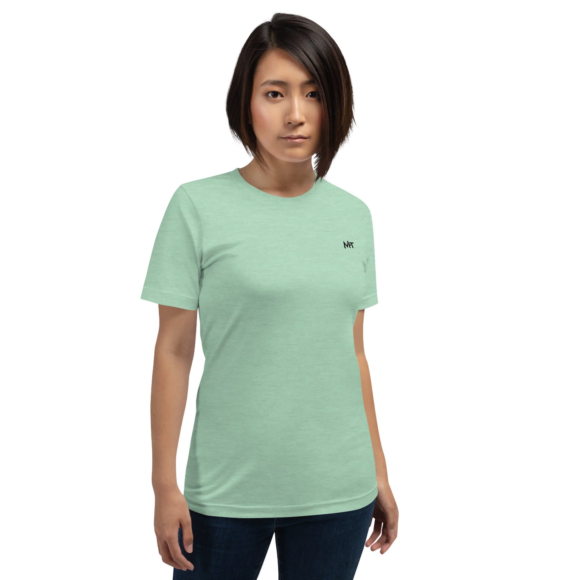 Levelling up to Big Sister for light color - Unisex t-shirt ( Back Print ) by DarkByteGear