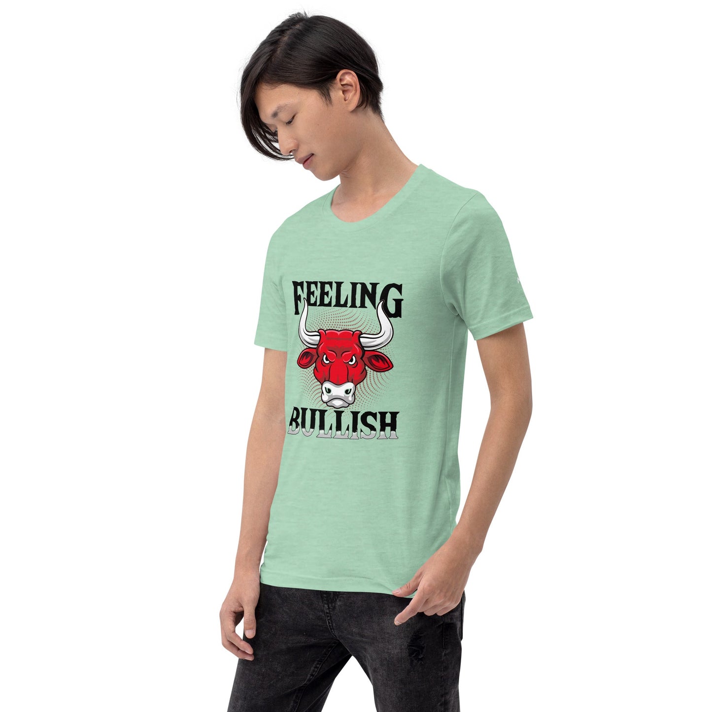Feeling Bullish in Dark Text - Unisex t-shirt by DarkByteGear