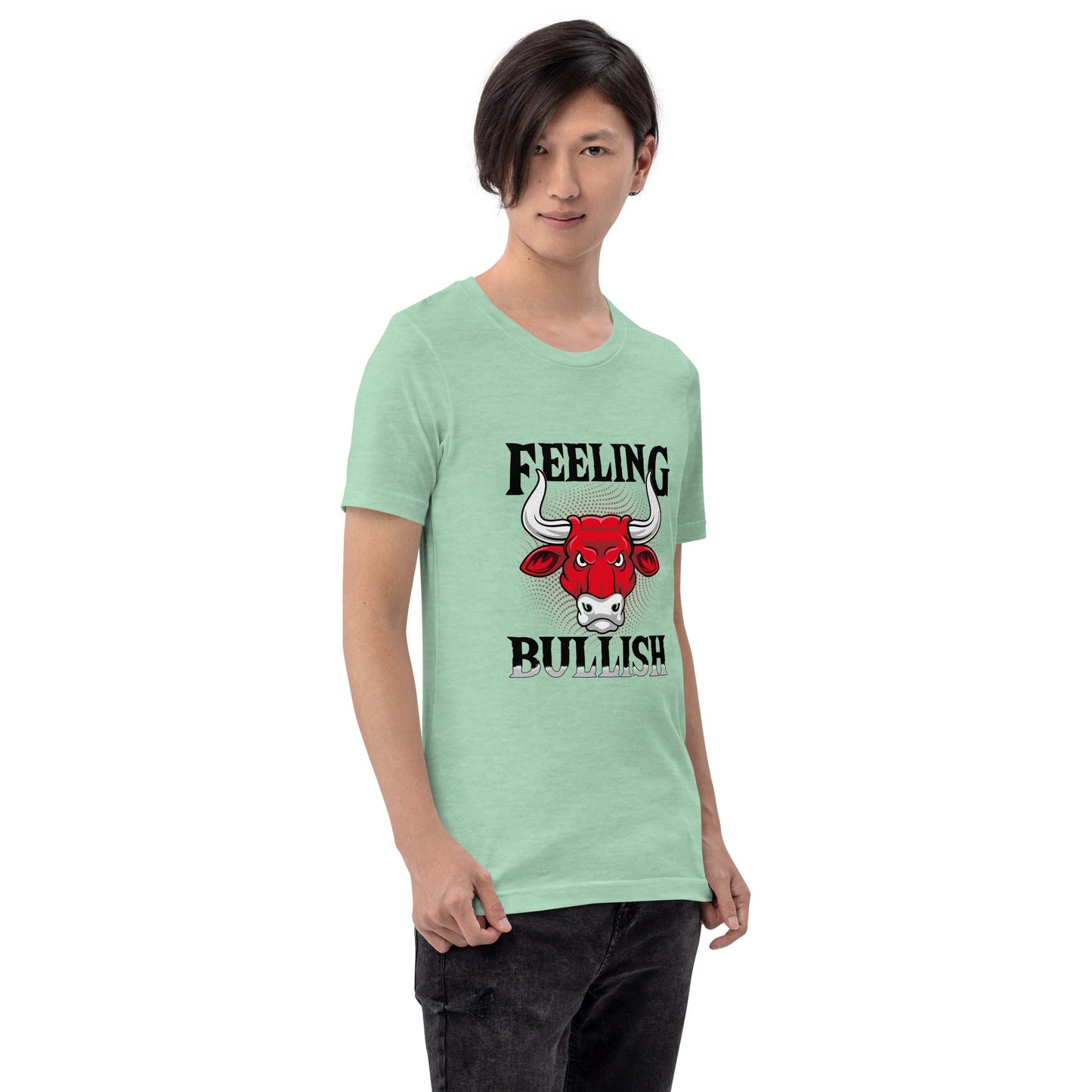 Feeling Bullish in Dark Text - Unisex t-shirt by DarkByteGear