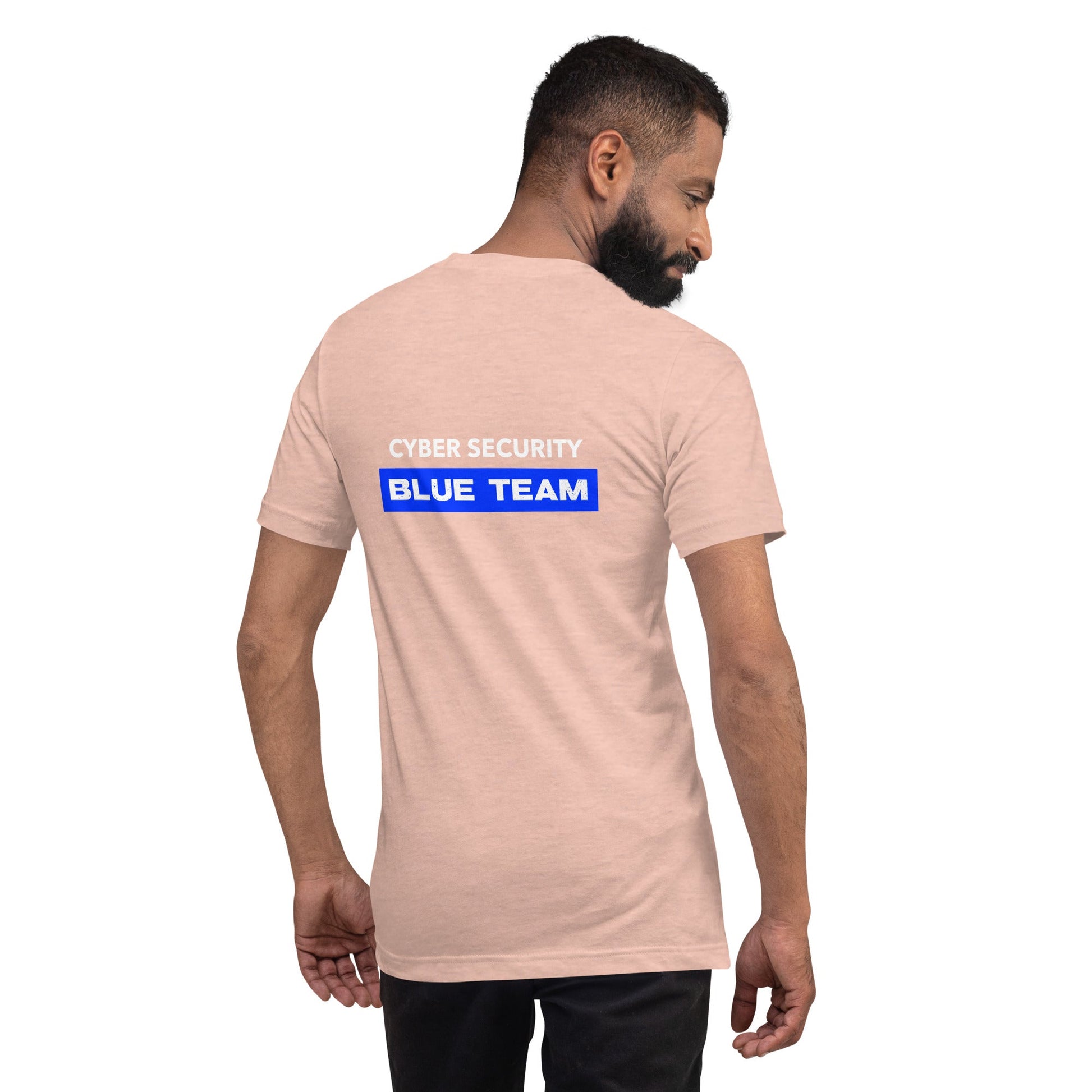 Cyber Security Blue Team V9 - Unisex t-shirt ( Back Print ) by DarkByteGear