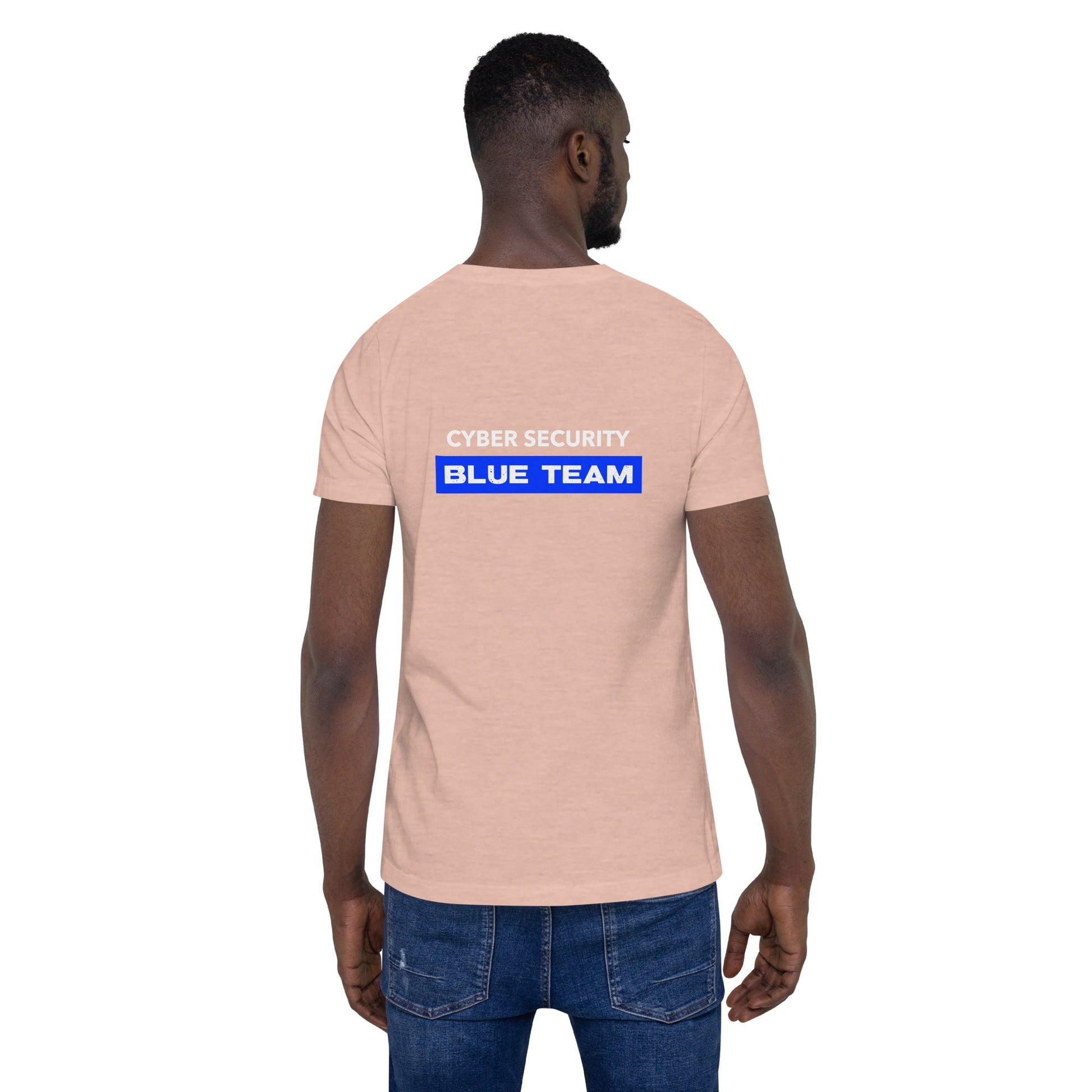 Cyber Security Blue Team V9 - Unisex t-shirt ( Back Print ) by DarkByteGear