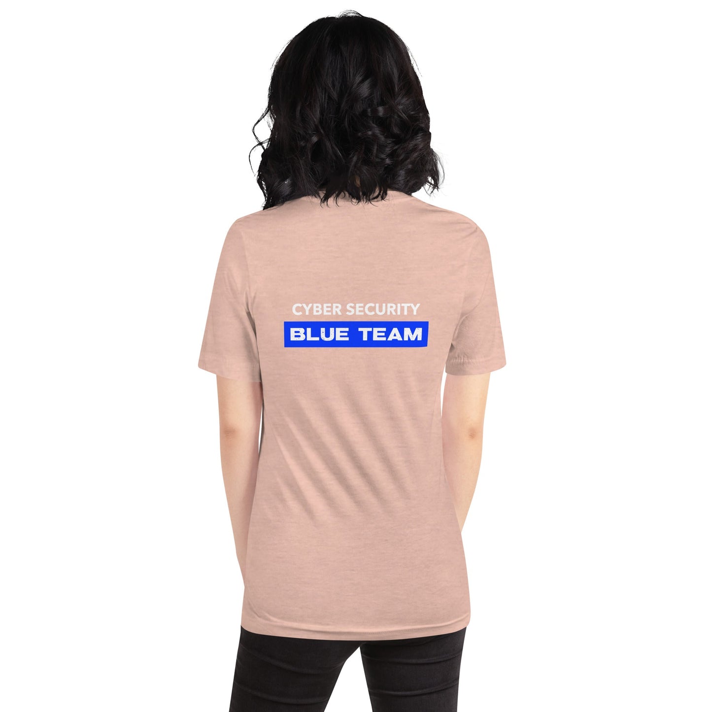 Cyber Security Blue Team V9 - Unisex t-shirt ( Back Print ) by DarkByteGear