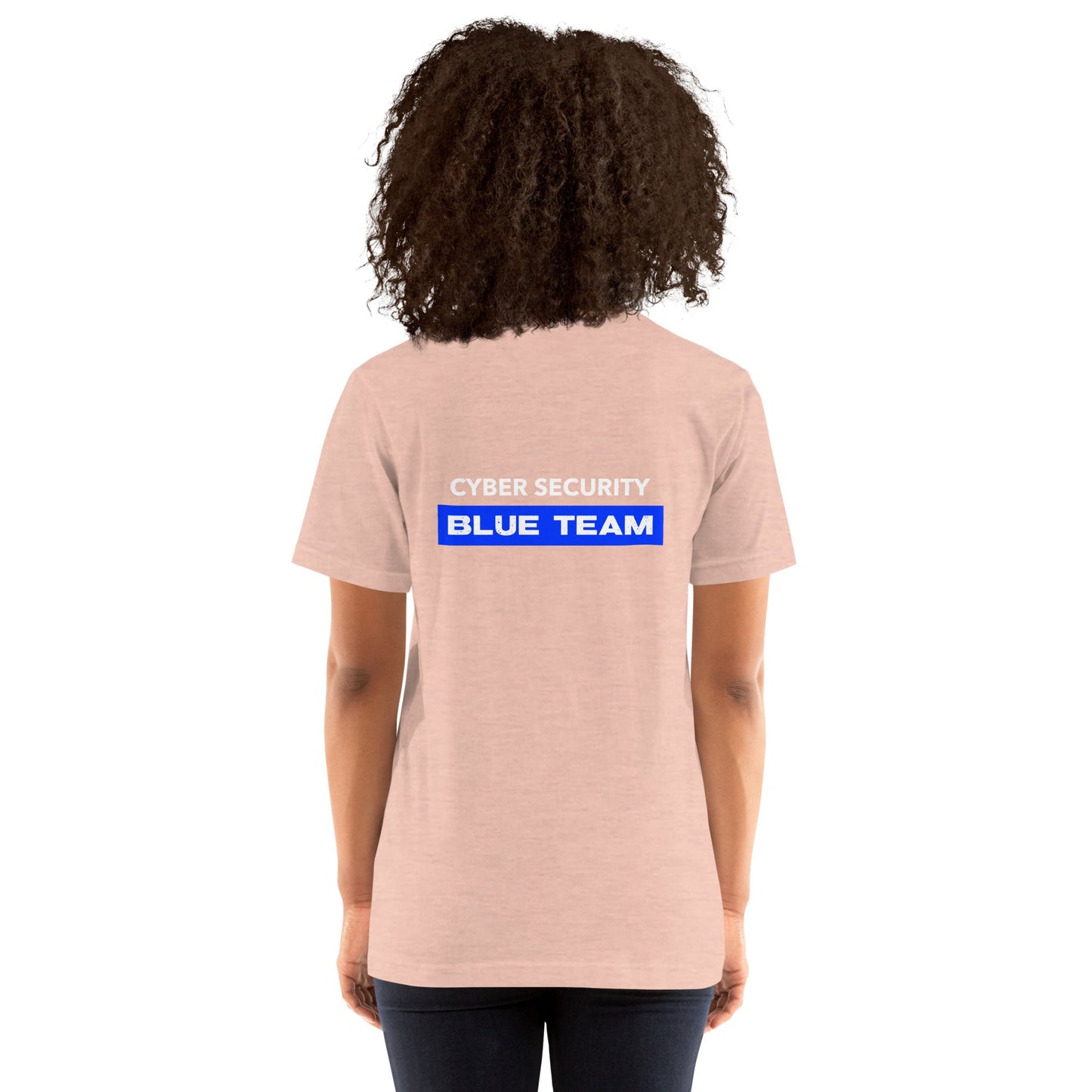 Cyber Security Blue Team V9 - Unisex t-shirt ( Back Print ) by DarkByteGear