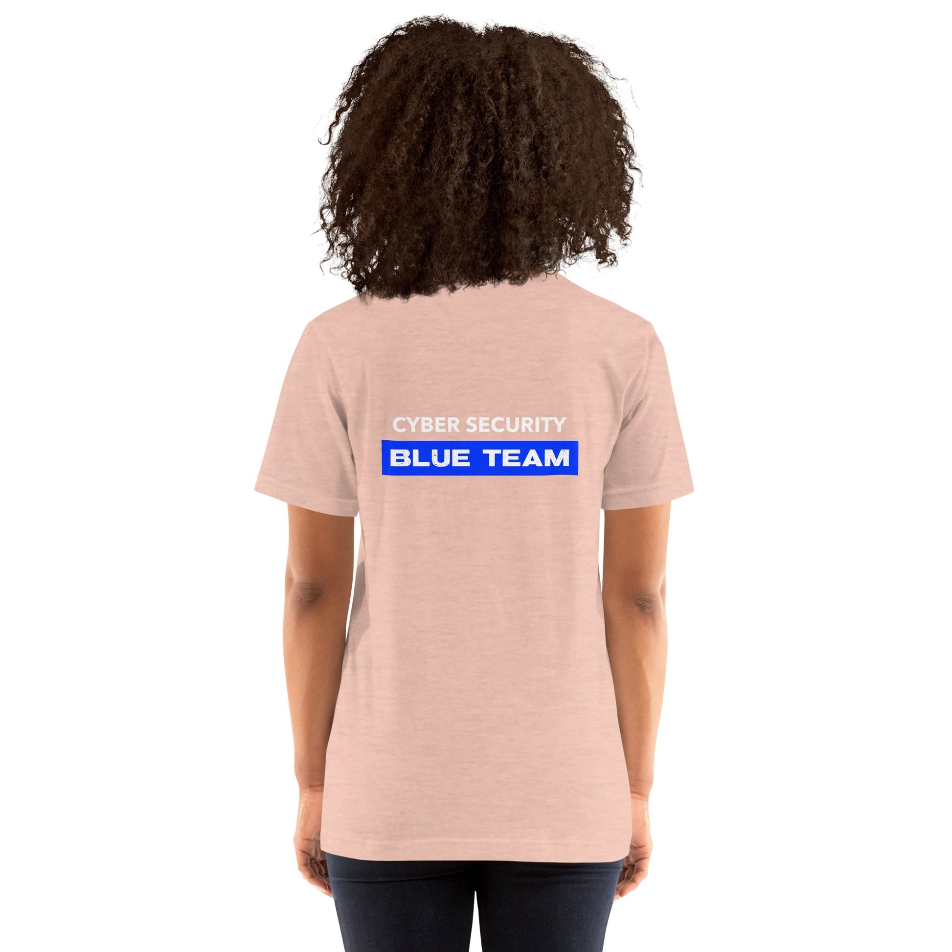 Cyber Security Blue Team V9 - Unisex t-shirt ( Back Print ) by DarkByteGear