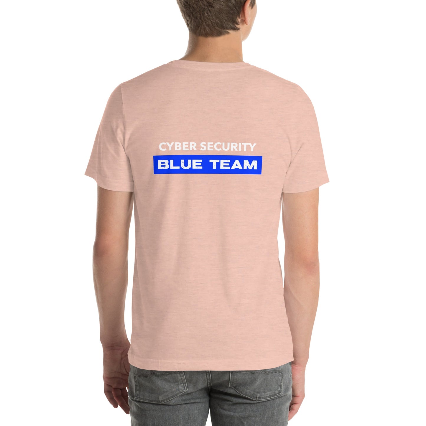 Cyber Security Blue Team V9 - Unisex t-shirt ( Back Print ) by DarkByteGear