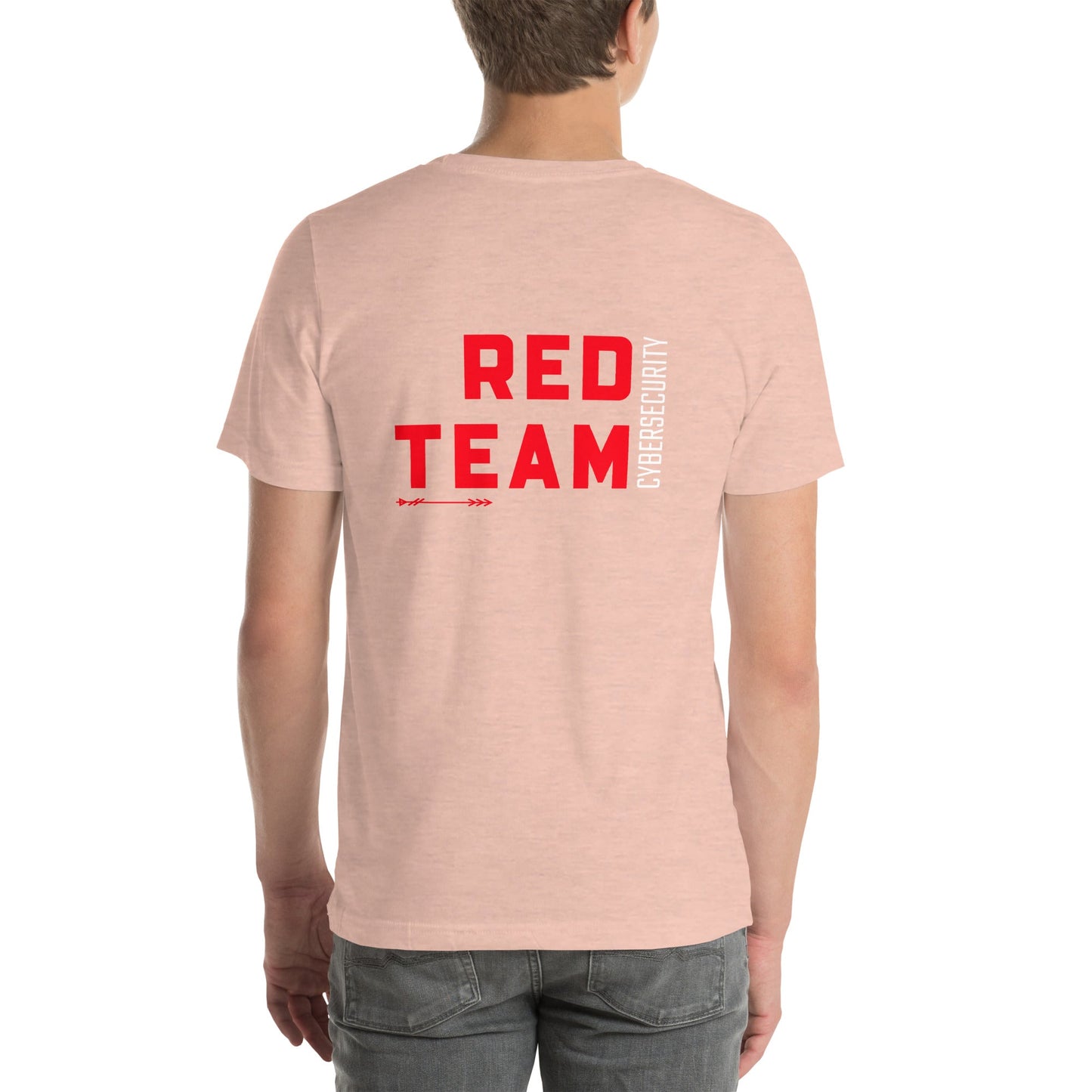 Cyber Security Red Team V8 - Unisex t-shirt ( Back Print ) by DarkByteGear