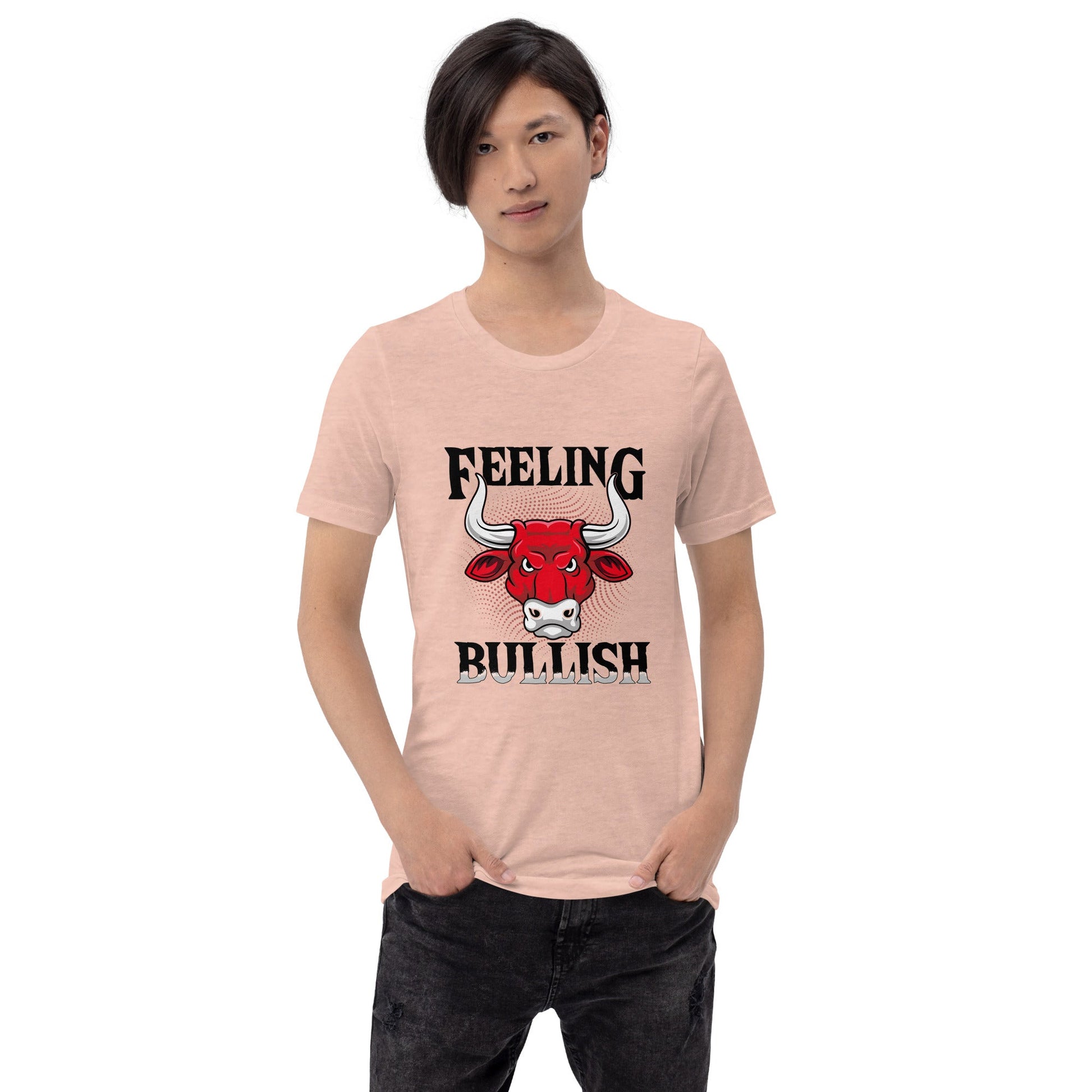 Feeling Bullish in Dark Text - Unisex t-shirt by DarkByteGear