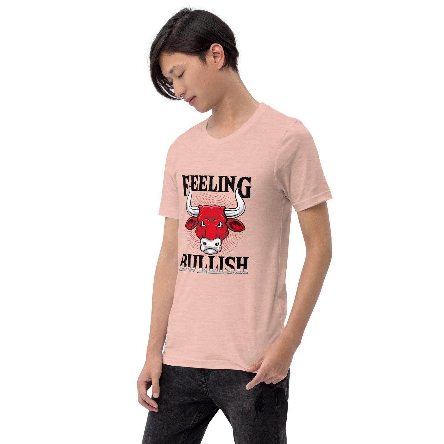 Feeling Bullish in Dark Text - Unisex t-shirt by DarkByteGear