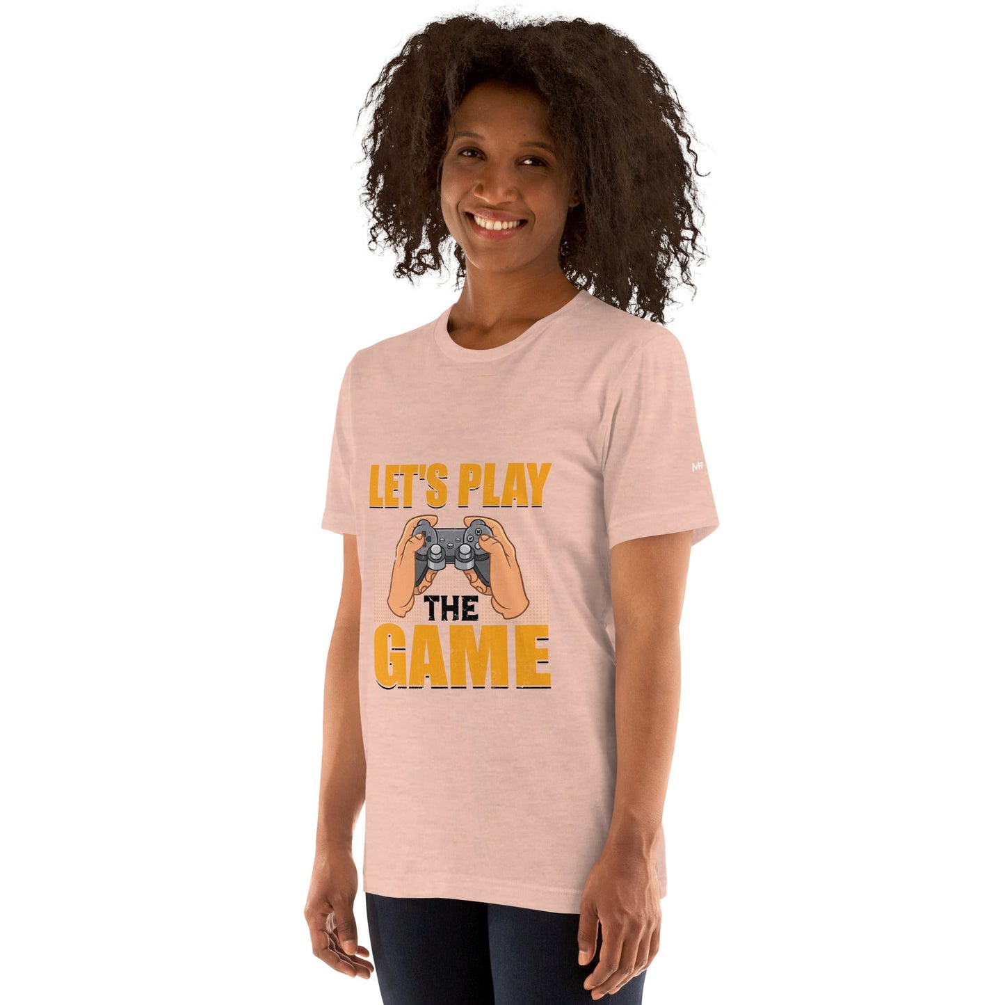 Let's Play the Game in Dark Text - Unisex t-shirt by DarkByteGear