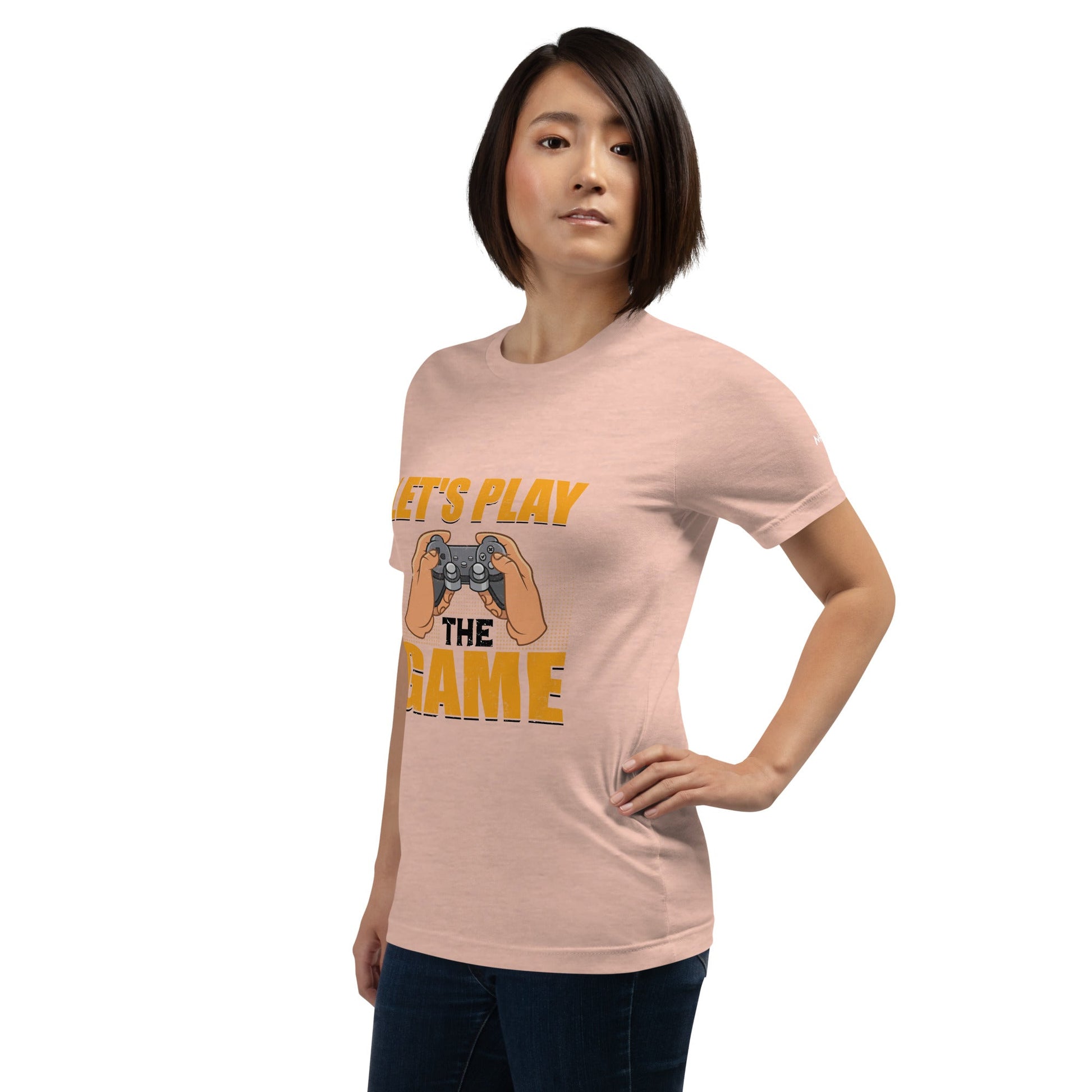 Let's Play the Game in Dark Text - Unisex t-shirt by DarkByteGear