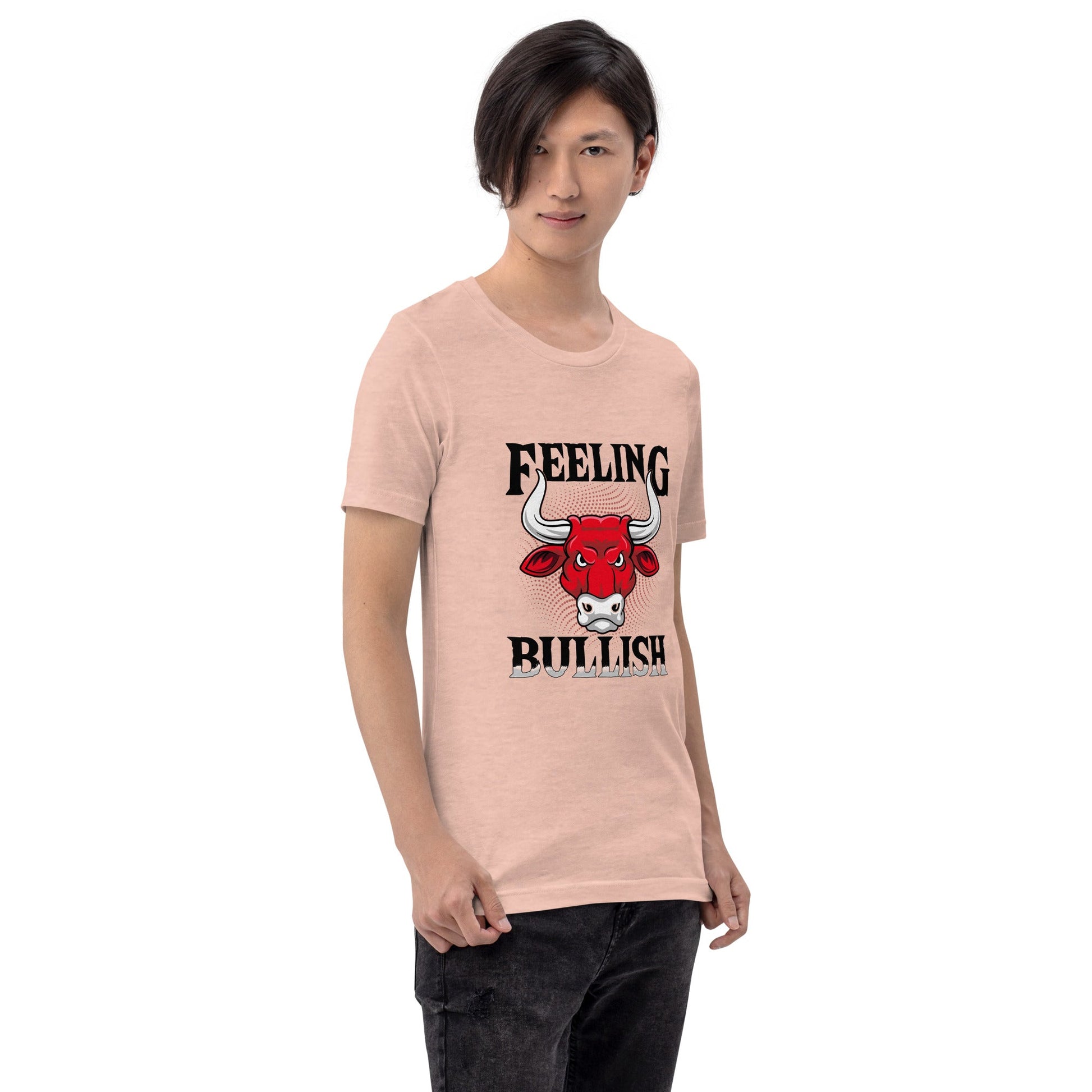 Feeling Bullish in Dark Text - Unisex t-shirt by DarkByteGear