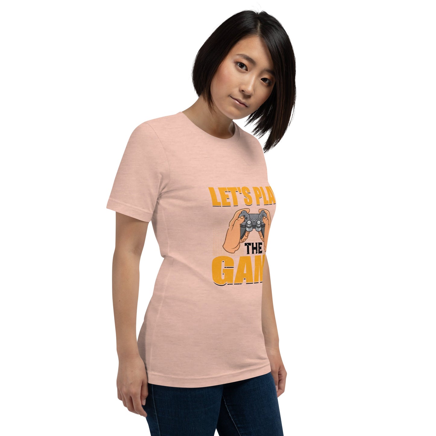 Let's Play the Game in Dark Text - Unisex t-shirt by DarkByteGear