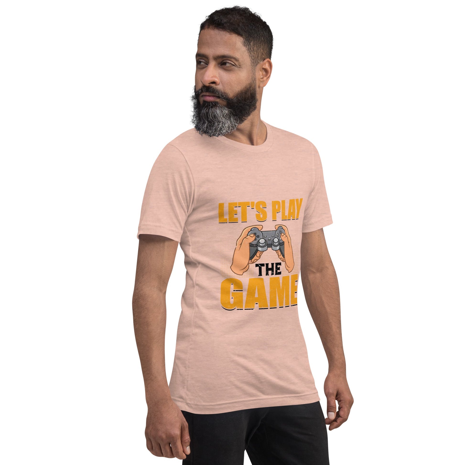 Let's Play the Game in Dark Text - Unisex t-shirt by DarkByteGear