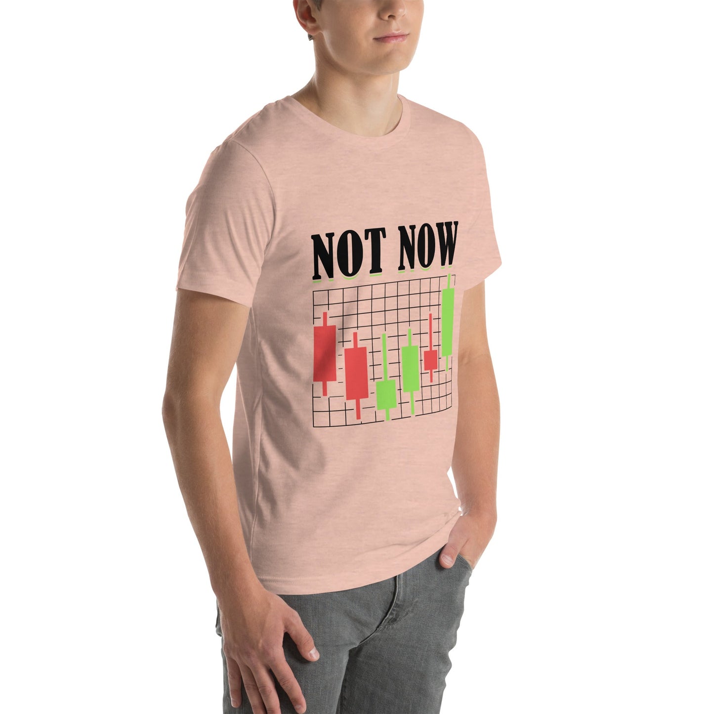 Not Now in Dark Text - Unisex t-shirt by DarkByteGear