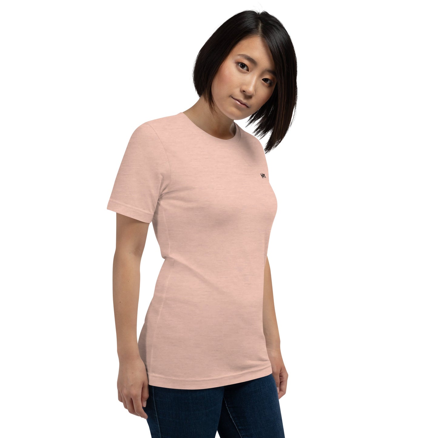 Levelling up to Big Sister for light color - Unisex t-shirt ( Back Print ) by DarkByteGear