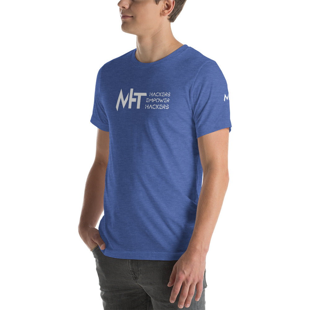 MHT - hackers empower hackers - Short-sleeve unisex t-shirt by DarkByteGear