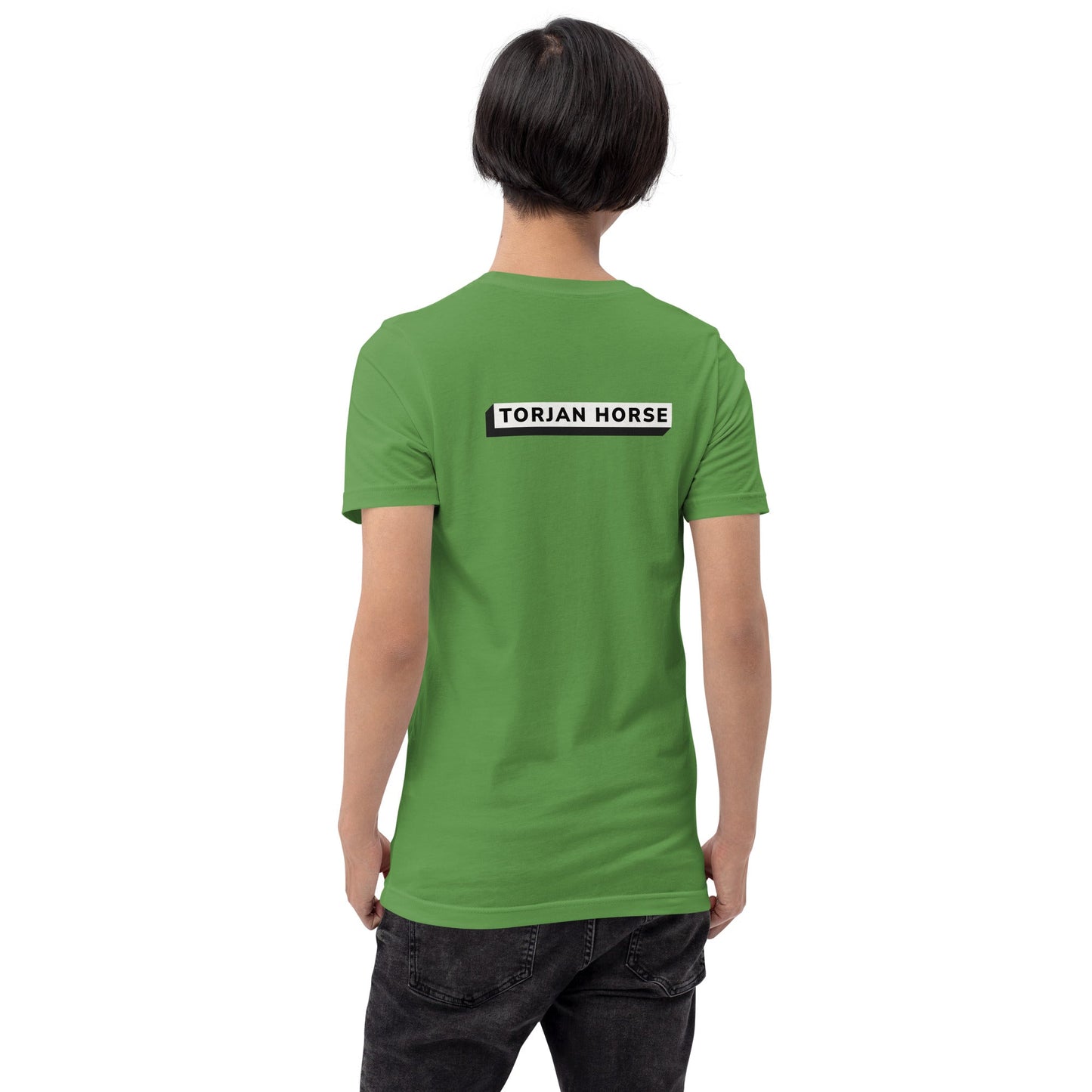 Trojan Horse - Unisex t-shirt (back print) by DarkByteGear