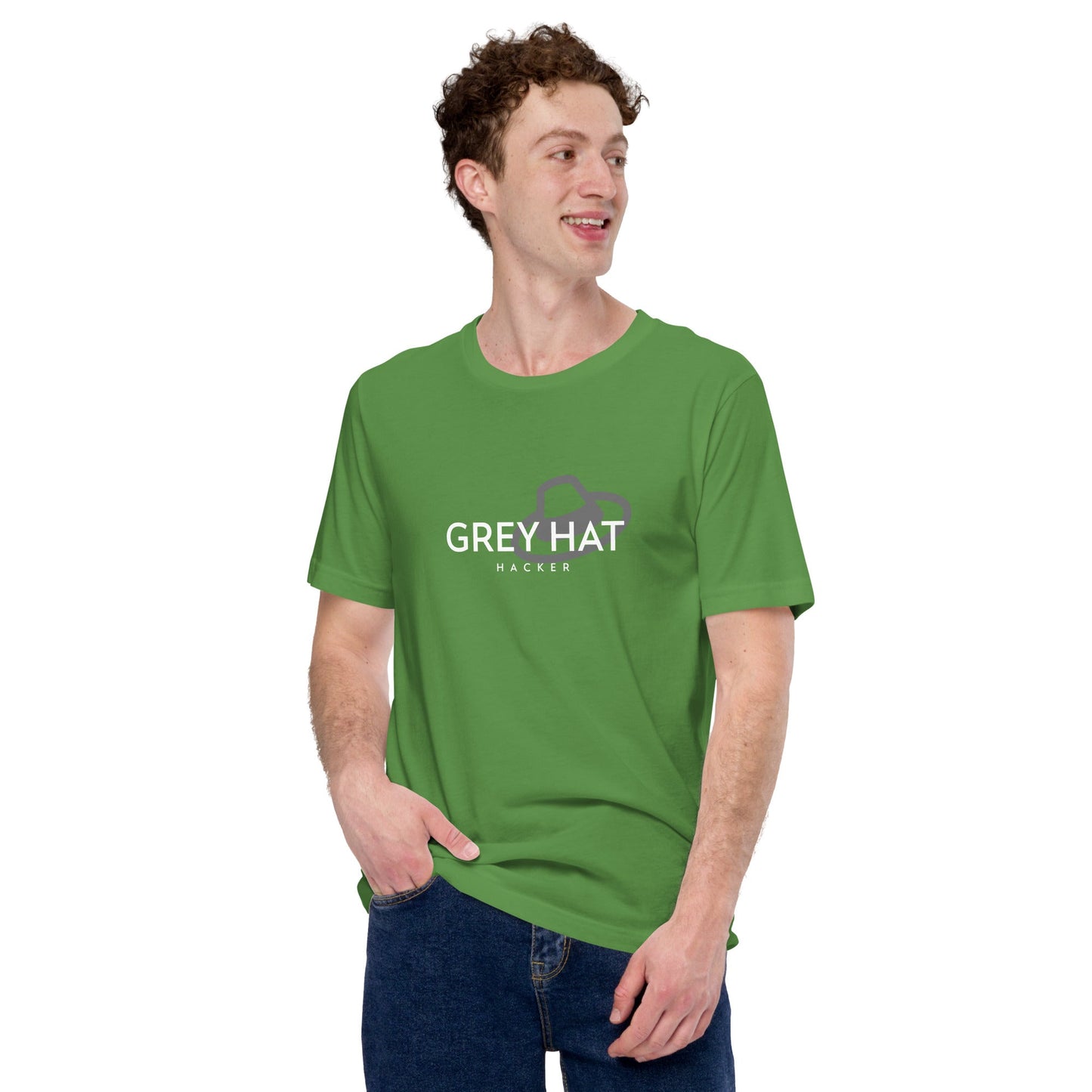 Grey Hat Hacker - Short-Sleeve Unisex T-Shirt by DarkByteGear