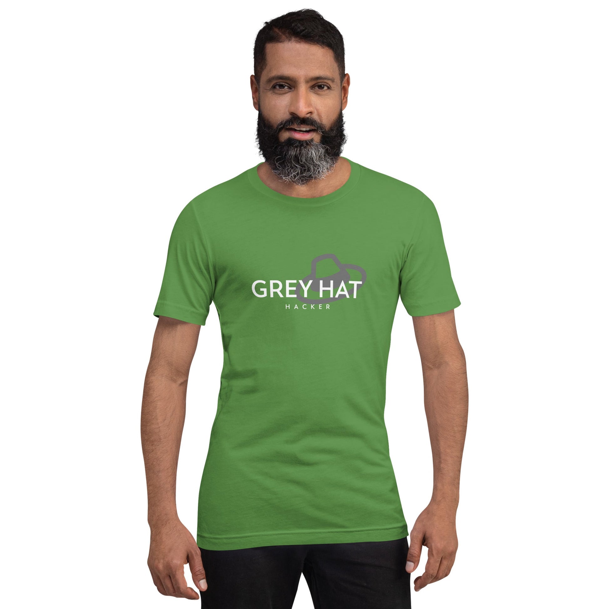 Grey Hat Hacker - Short-Sleeve Unisex T-Shirt by DarkByteGear