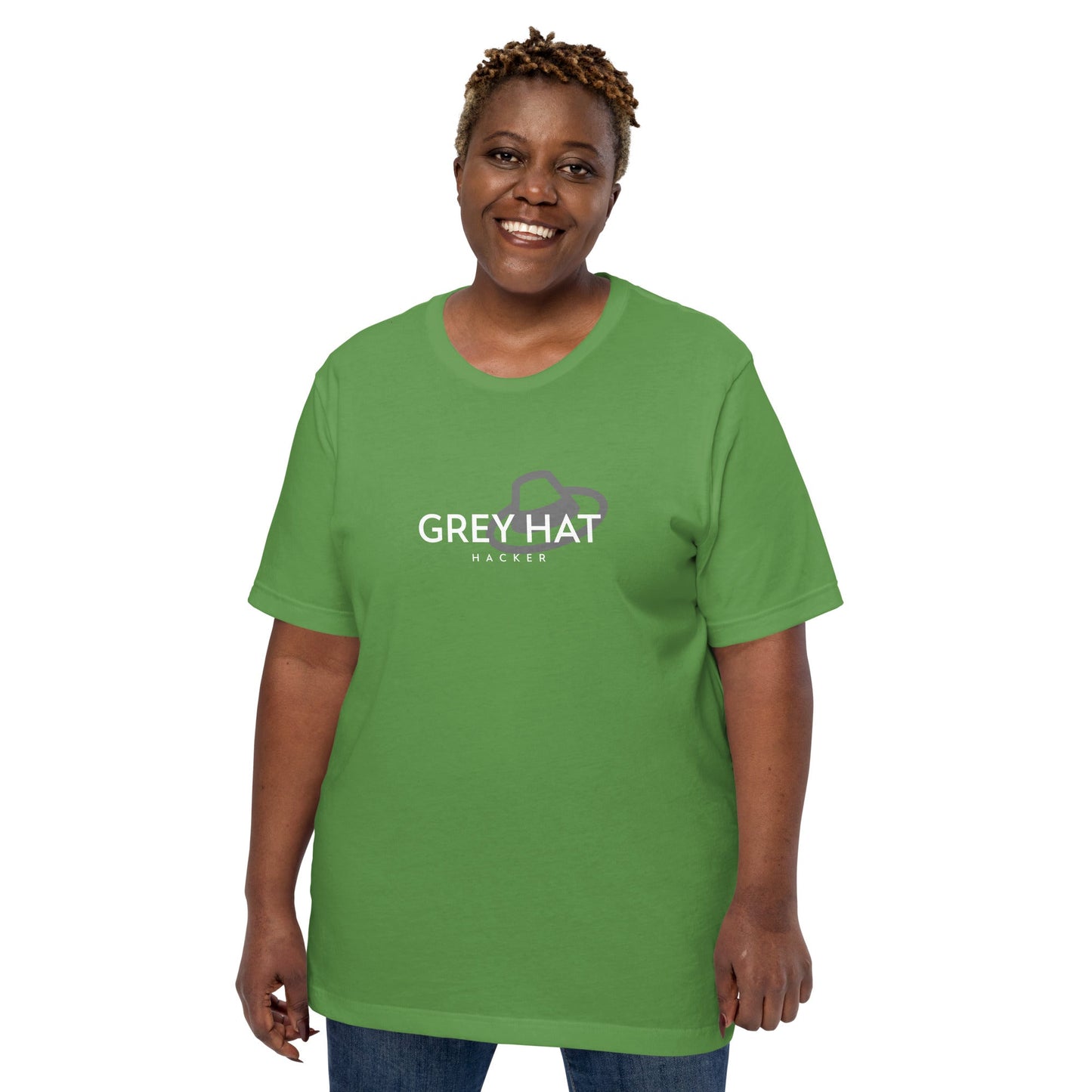 Grey Hat Hacker - Short-Sleeve Unisex T-Shirt by DarkByteGear
