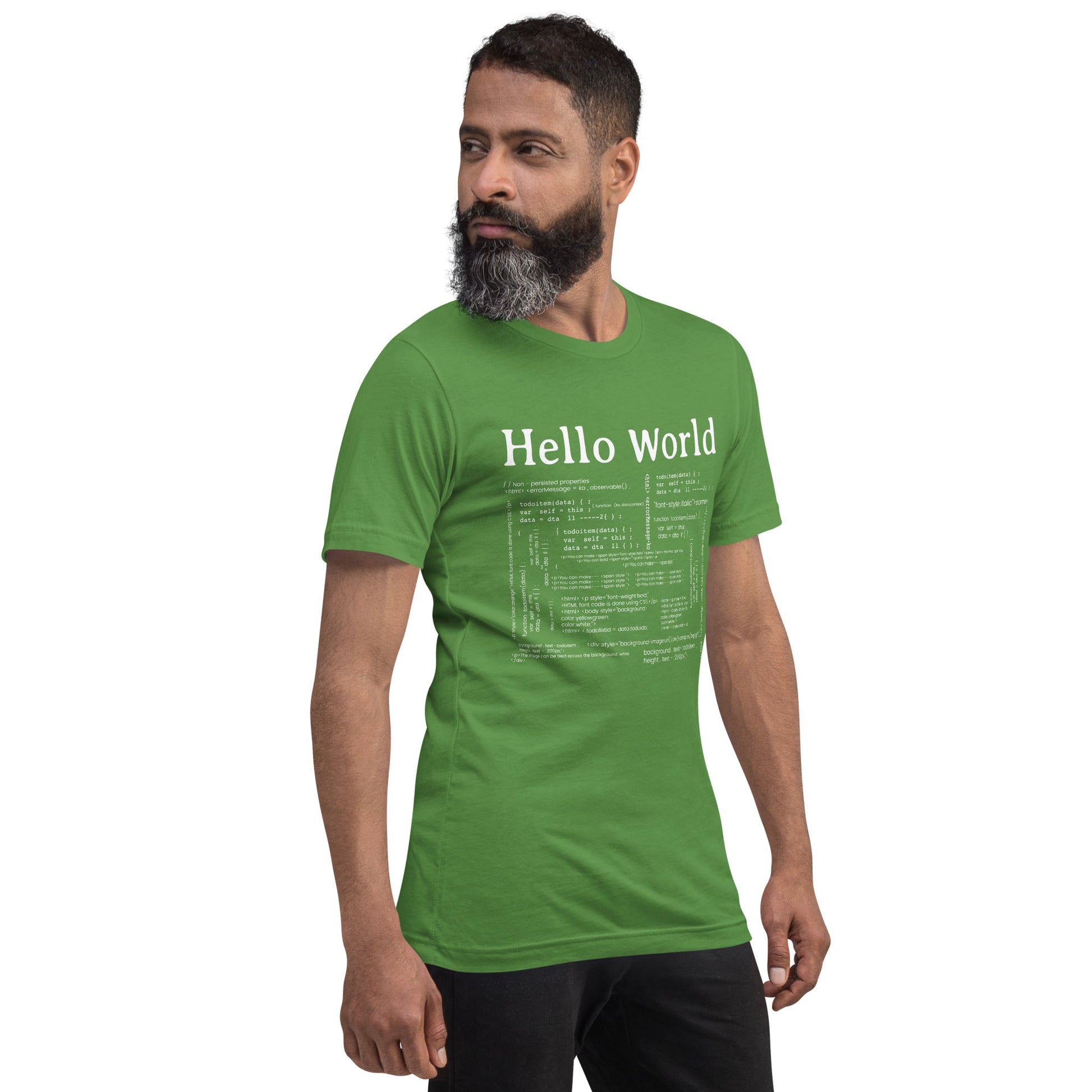 Hello world - Unisex t-shirt by DarkByteGear
