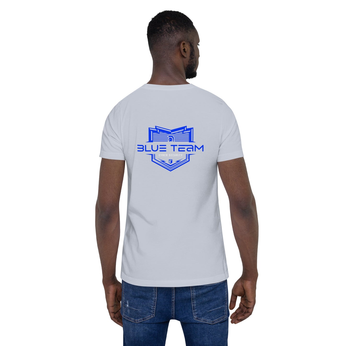 Cyber Security Blue Team V15 - Unisex t-shirt ( Back Print ) by DarkByteGear