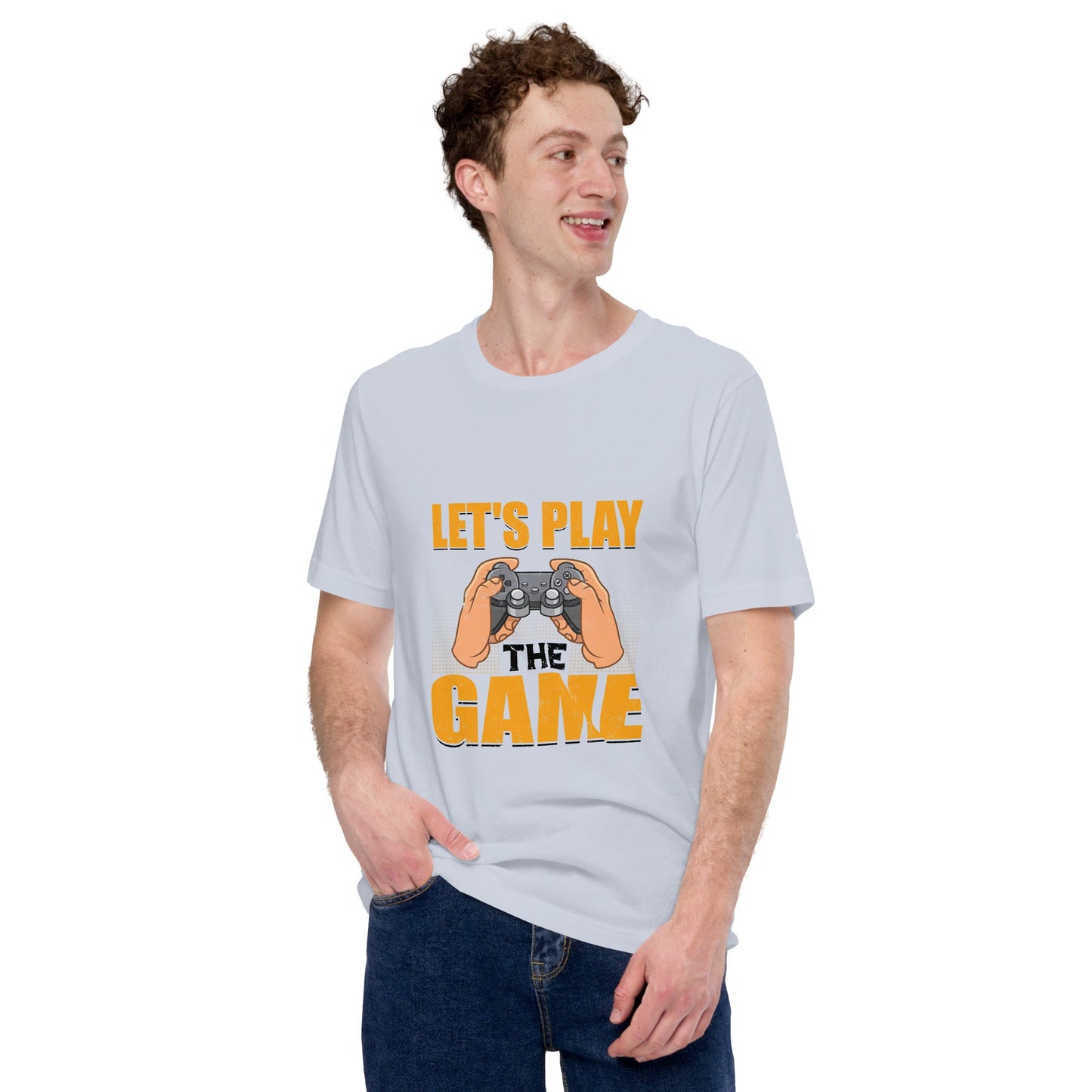 Let's Play the Game in Dark Text - Unisex t-shirt by DarkByteGear