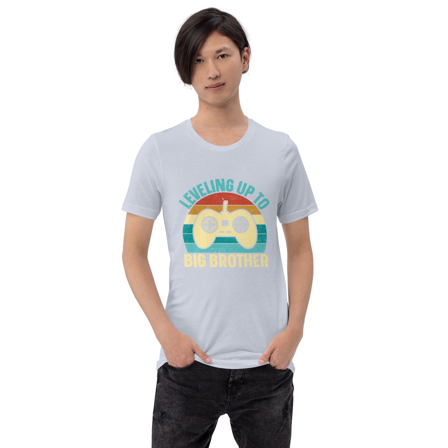 Levelling up to Big Brother V2 in Darker Shade - Unisex t-shirt by DarkByteGear