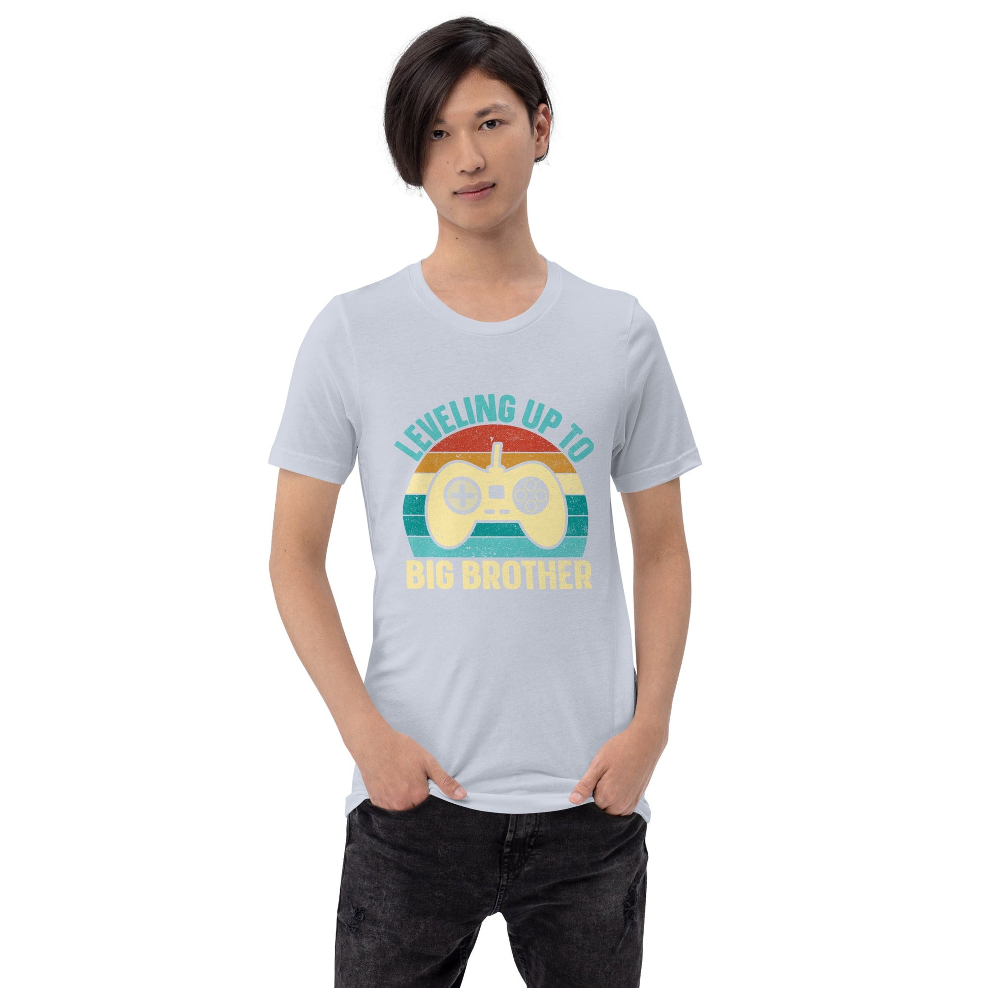Levelling up to Big Brother V2 in Darker Shade - Unisex t-shirt by DarkByteGear