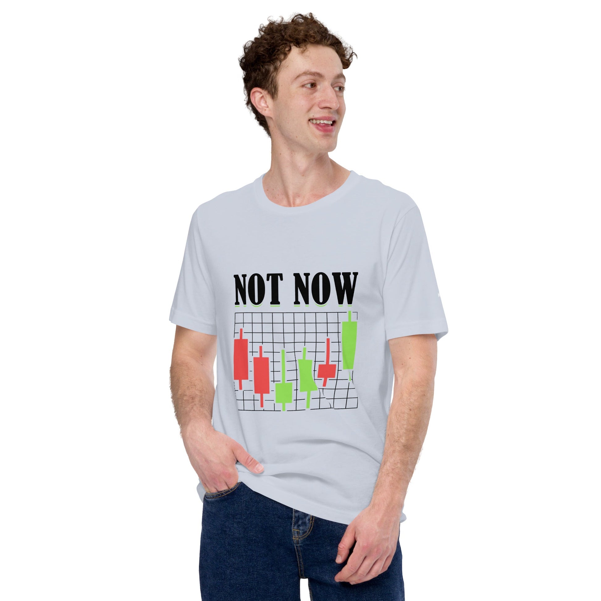 Not Now in Dark Text - Unisex t-shirt by DarkByteGear