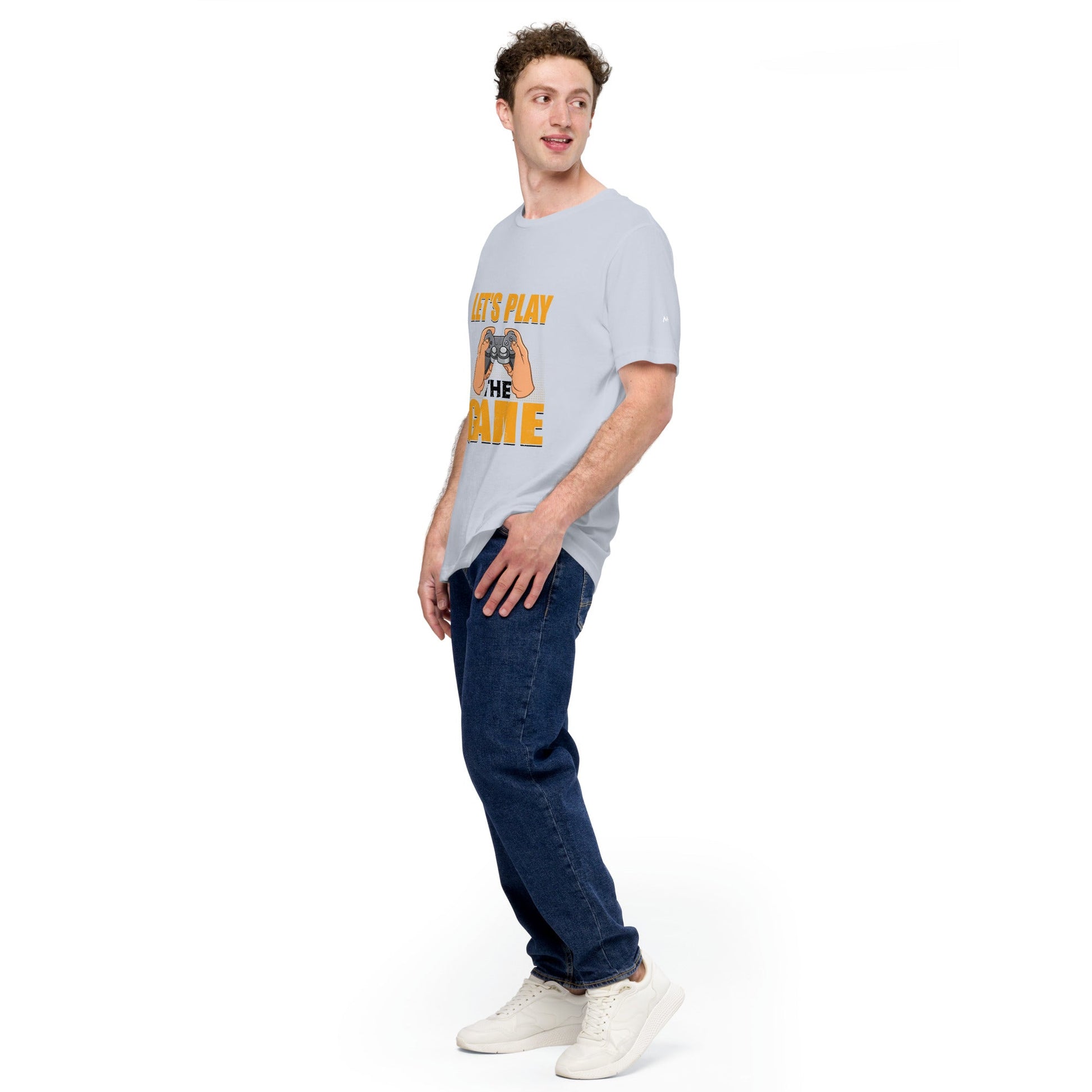 Let's Play the Game in Dark Text - Unisex t-shirt by DarkByteGear