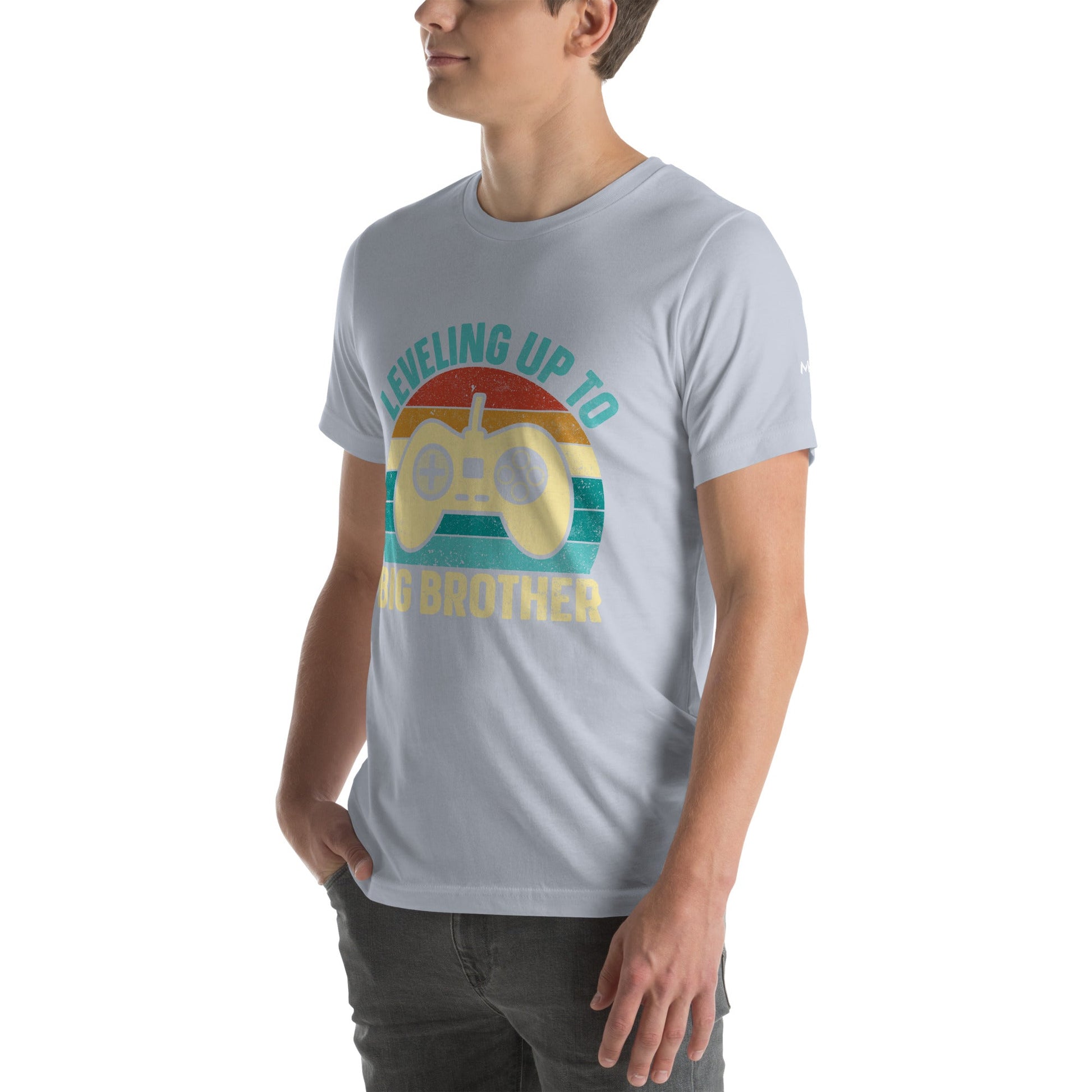 Levelling up to Big Brother V2 in Darker Shade - Unisex t-shirt by DarkByteGear