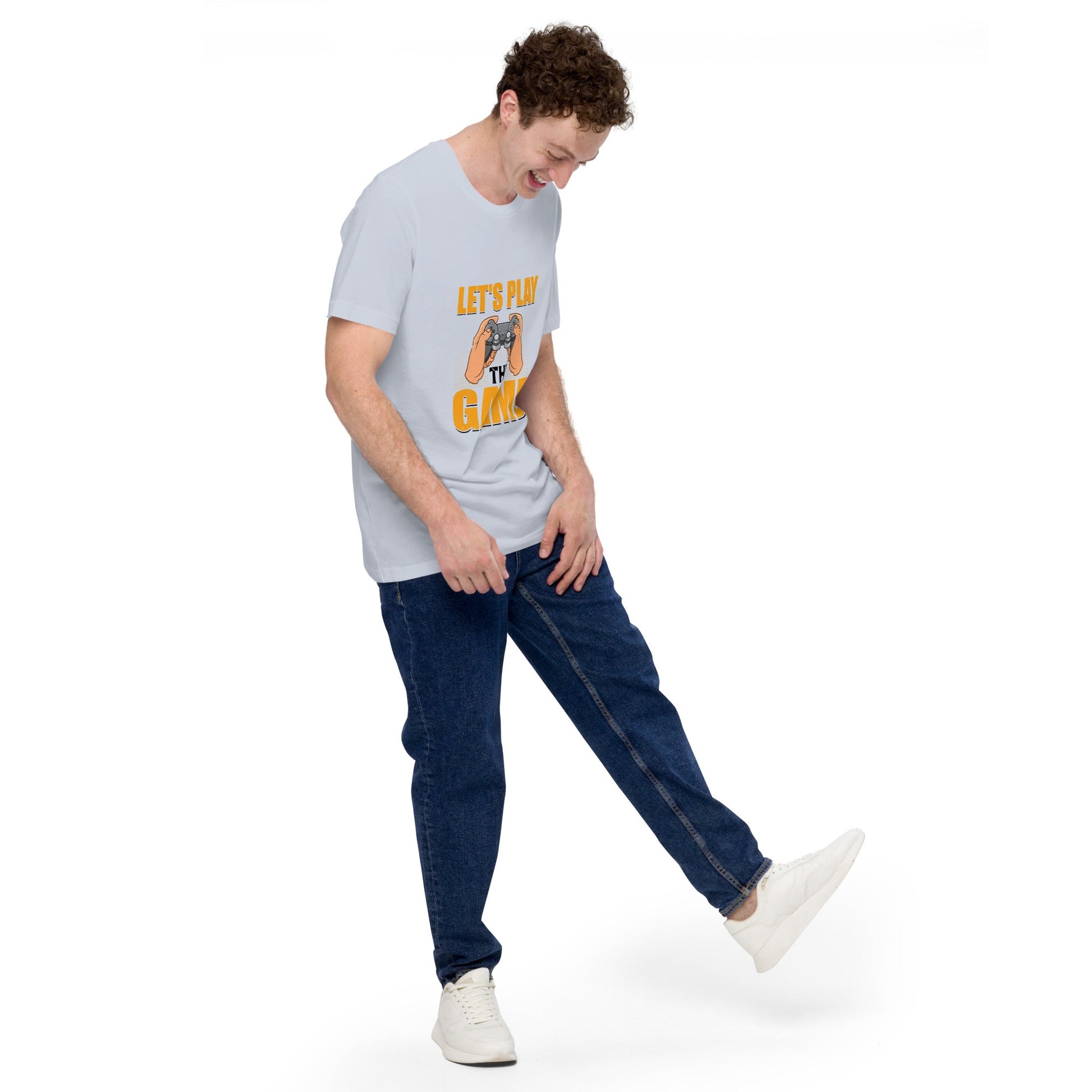 Let's Play the Game in Dark Text - Unisex t-shirt by DarkByteGear
