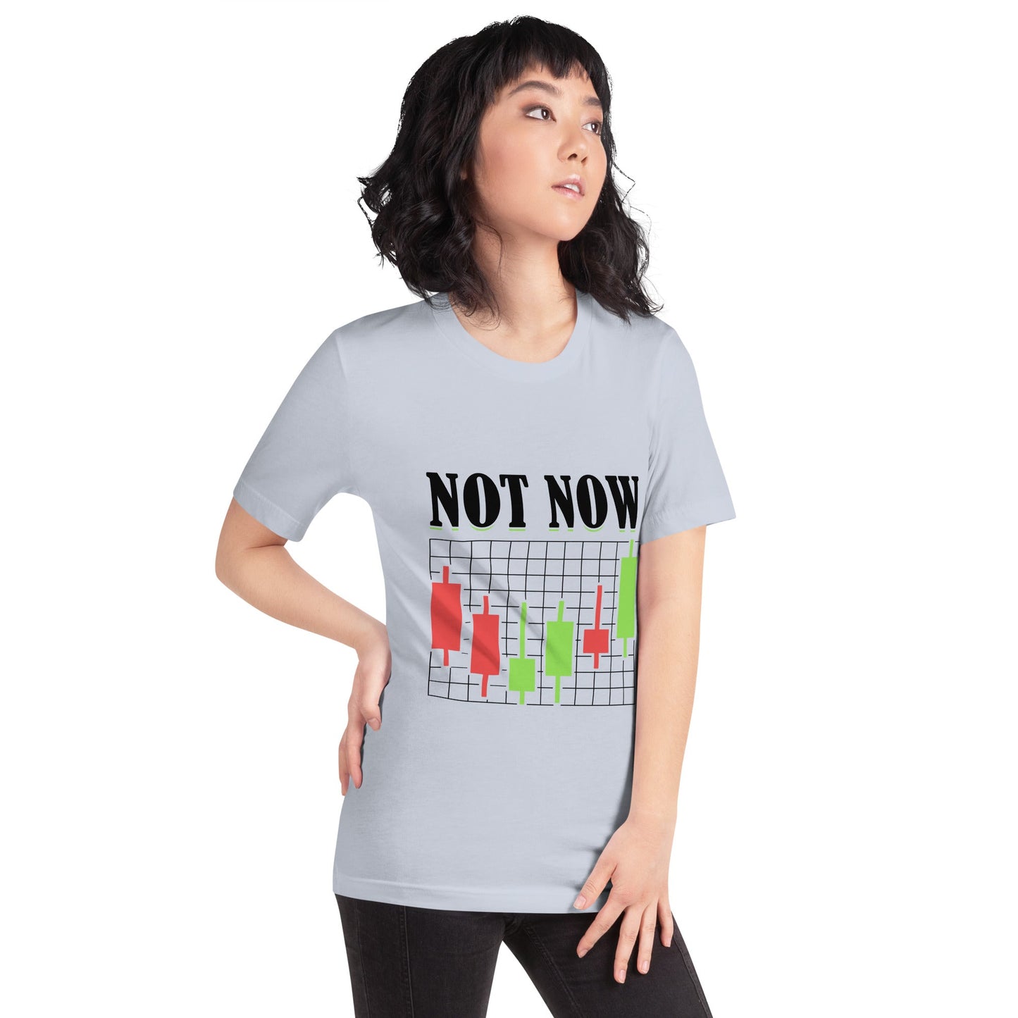 Not Now in Dark Text - Unisex t-shirt by DarkByteGear