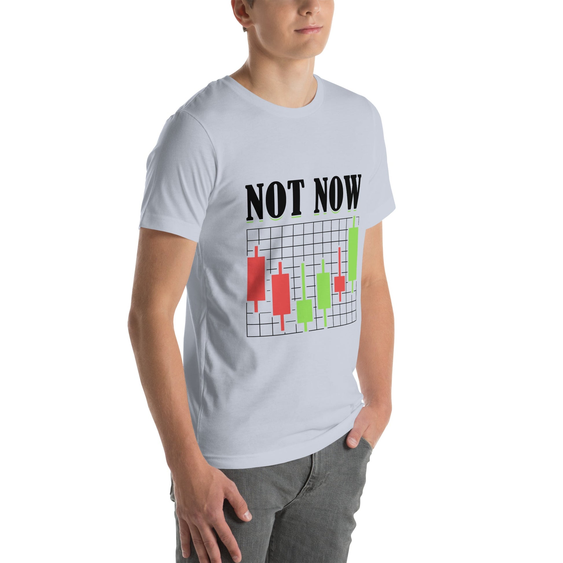 Not Now in Dark Text - Unisex t-shirt by DarkByteGear