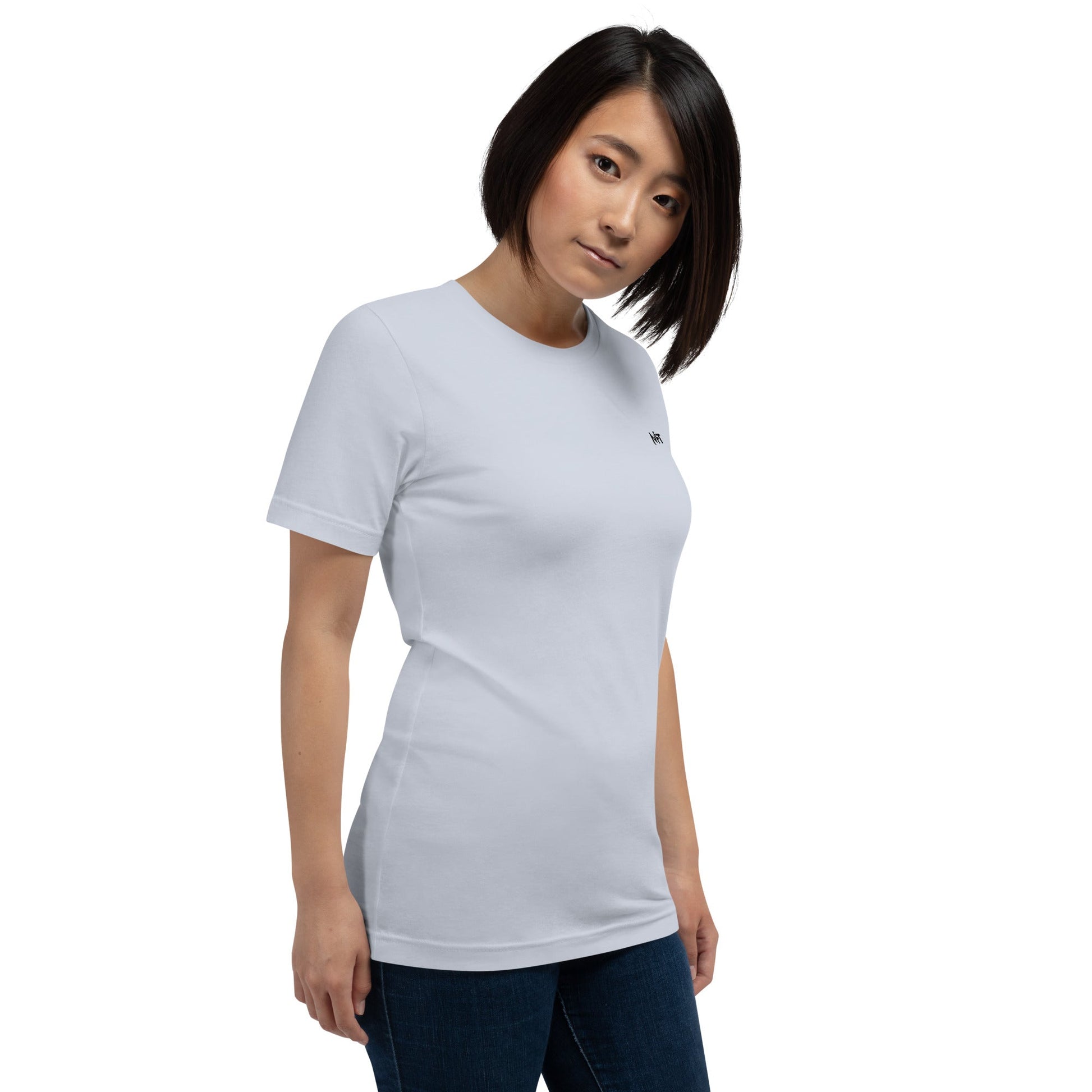 Education is important but trading stocks is more importanter in Dark Text - Unisex t-shirt ( Back Print ) by DarkByteGear