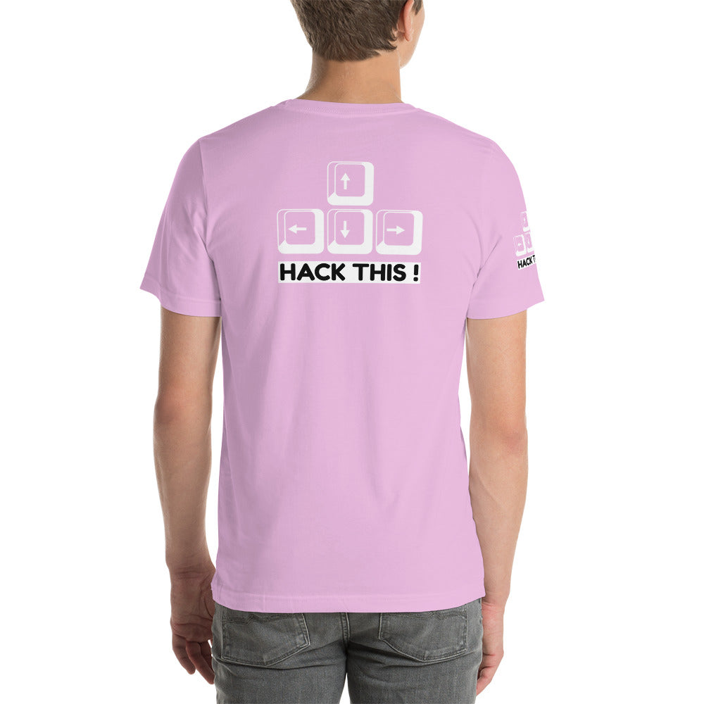 Hack this - Short-Sleeve Unisex T-Shirt (all sides print) by DarkByteGear