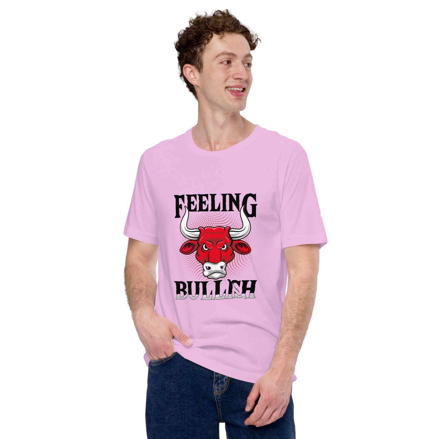 Feeling Bullish in Dark Text - Unisex t-shirt by DarkByteGear