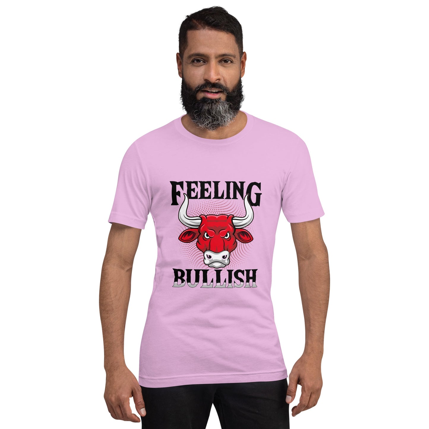 Feeling Bullish in Dark Text - Unisex t-shirt by DarkByteGear