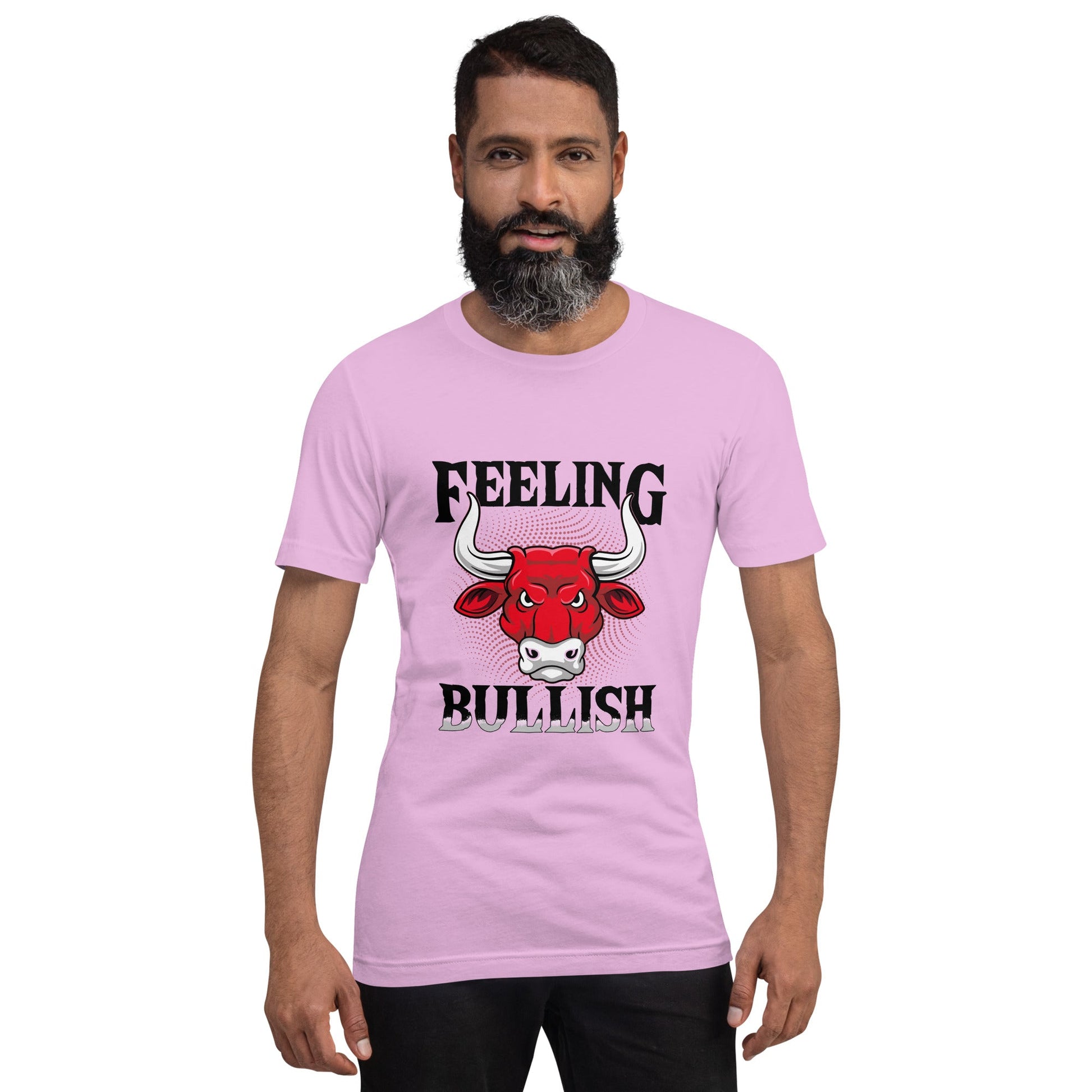 Feeling Bullish in Dark Text - Unisex t-shirt by DarkByteGear