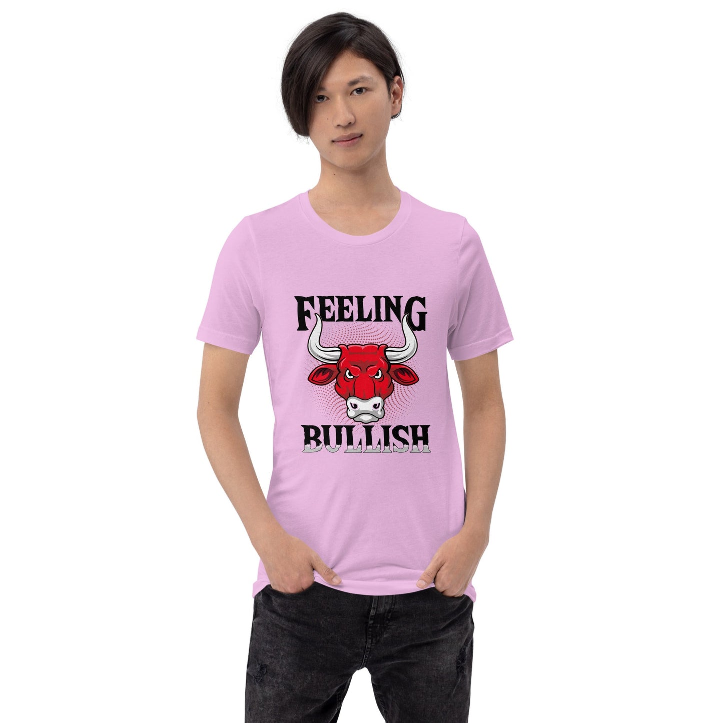Feeling Bullish in Dark Text - Unisex t-shirt by DarkByteGear