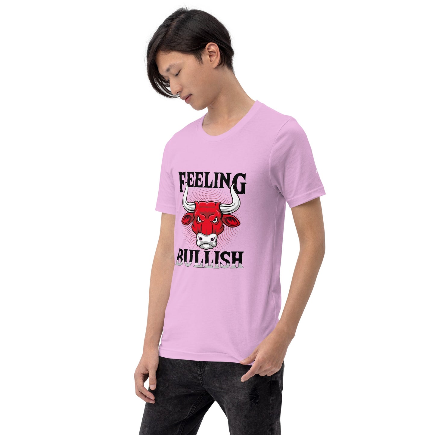 Feeling Bullish in Dark Text - Unisex t-shirt by DarkByteGear