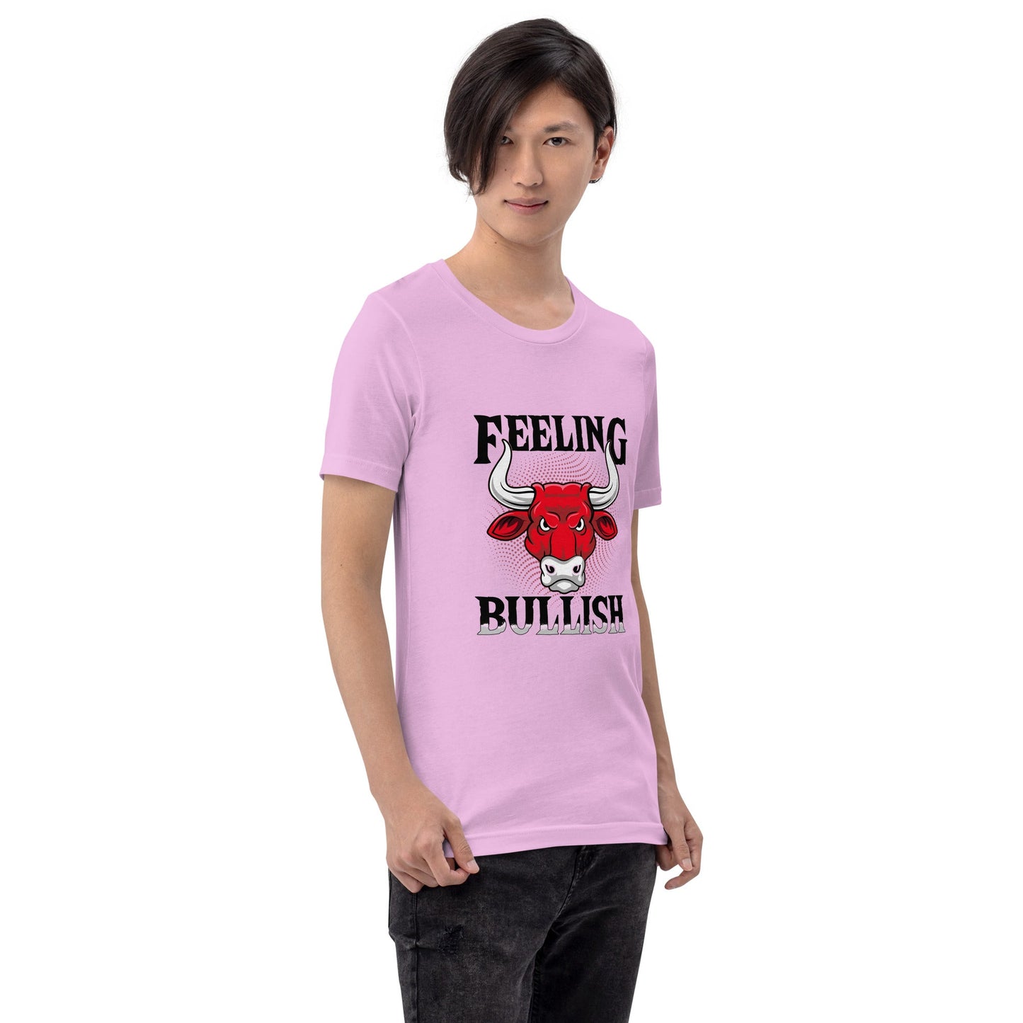 Feeling Bullish in Dark Text - Unisex t-shirt by DarkByteGear