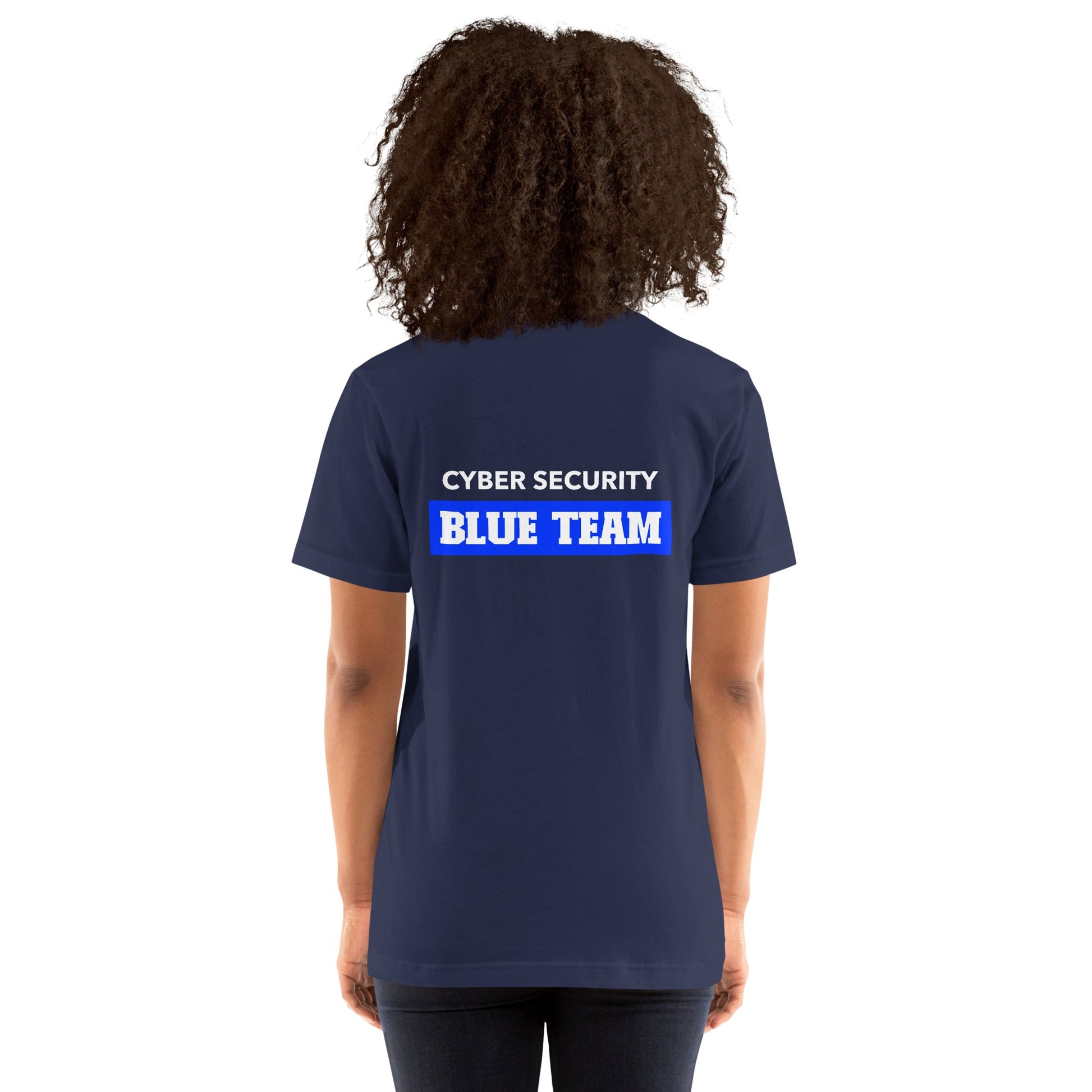 Cyber Security Blue Team V10 - Unisex t-shirt ( Back Print ) by DarkByteGear