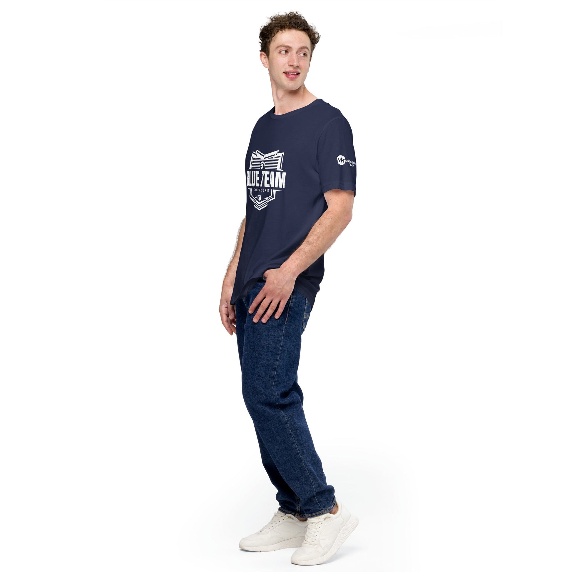 Cyber Security Blue Team v1 - Short-Sleeve Unisex T-Shirt by DarkByteGear