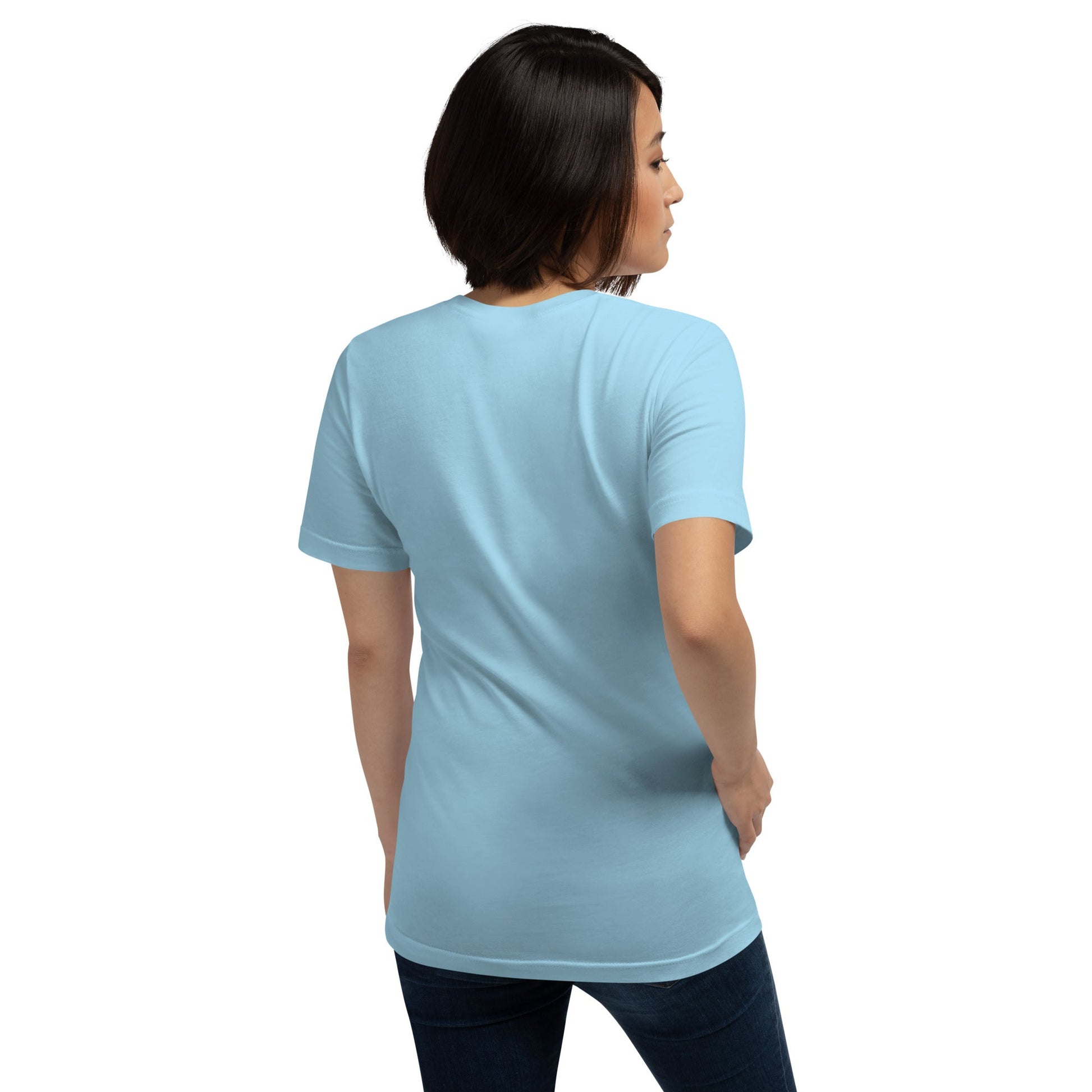 Levelling up to Big Sister for light color - Unisex t-shirt by DarkByteGear