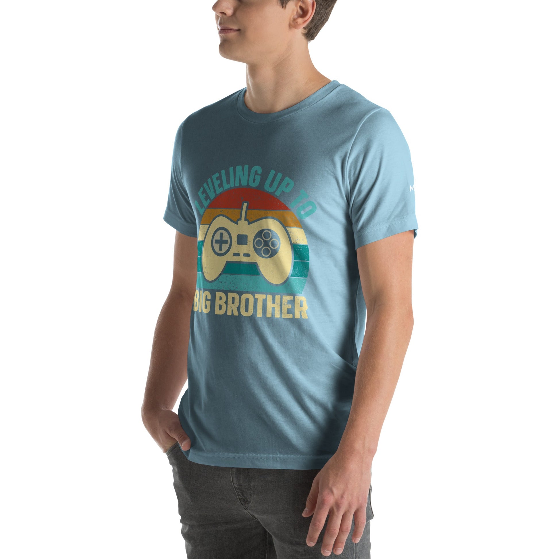 Levelling up to Big Brother V2 in Darker Shade - Unisex t-shirt by DarkByteGear